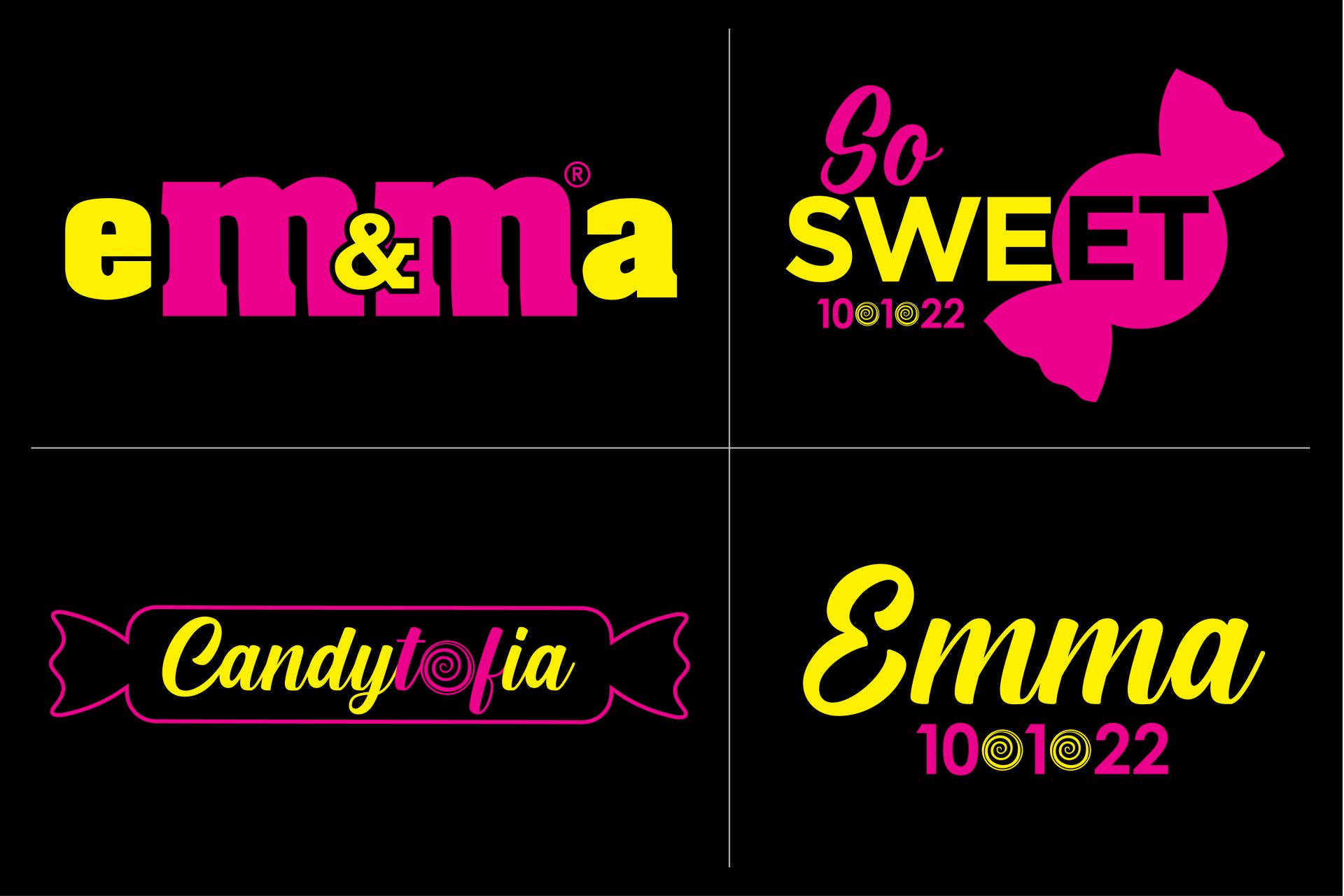 Custom Logo for Candy Themed Bat Mitzvah