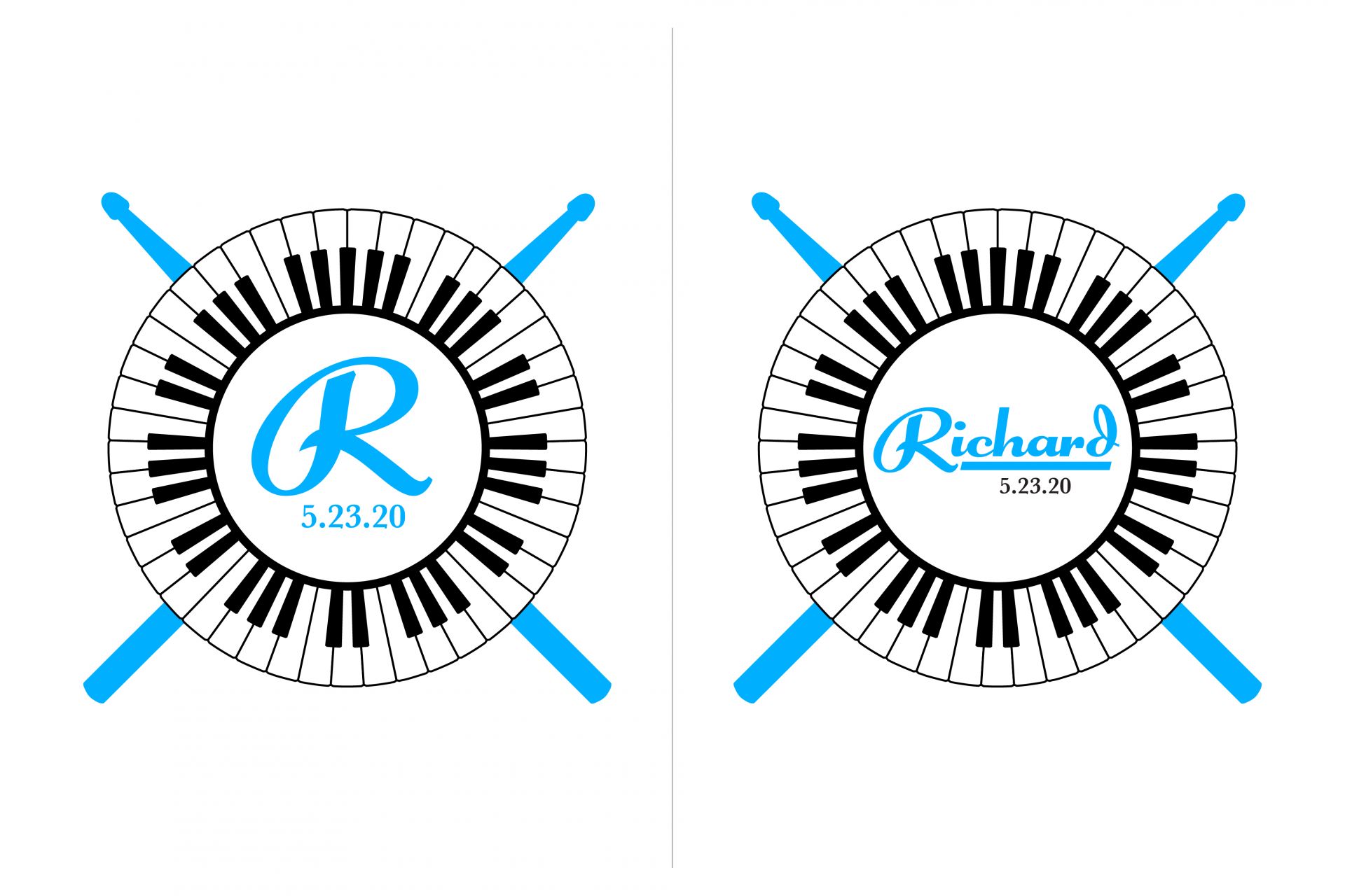 Music Themed Custom Logo Design