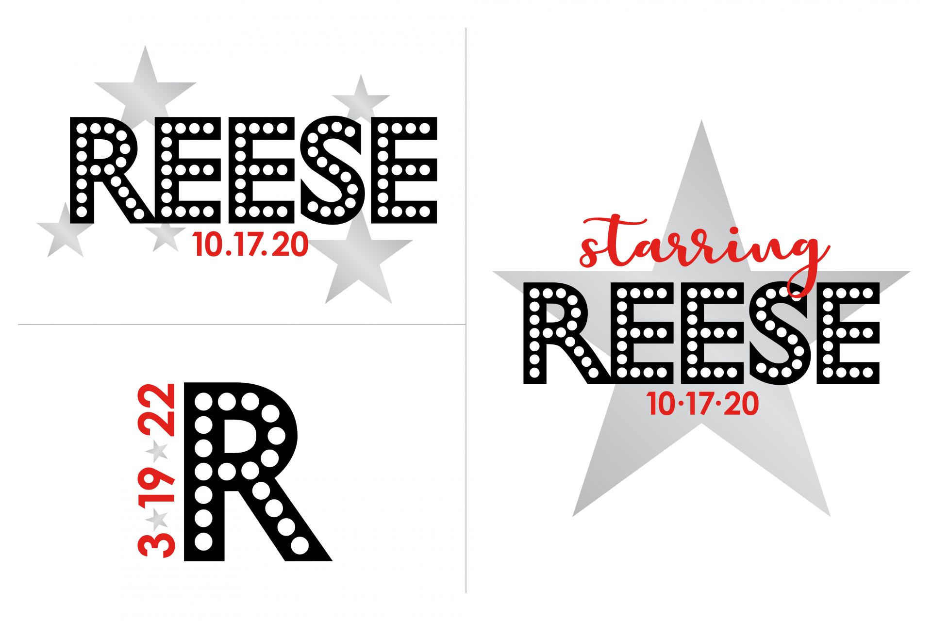 Stars Bat Mitzvah Logo Design