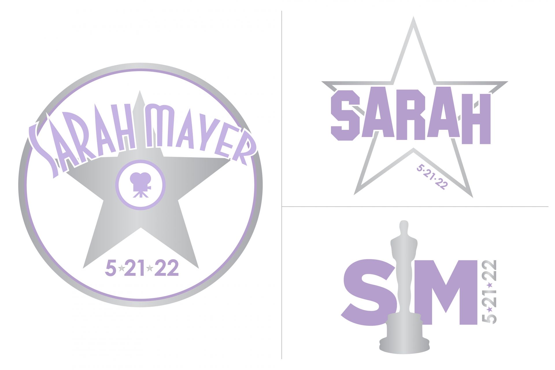 Hollywood Theme Custom Logo Design