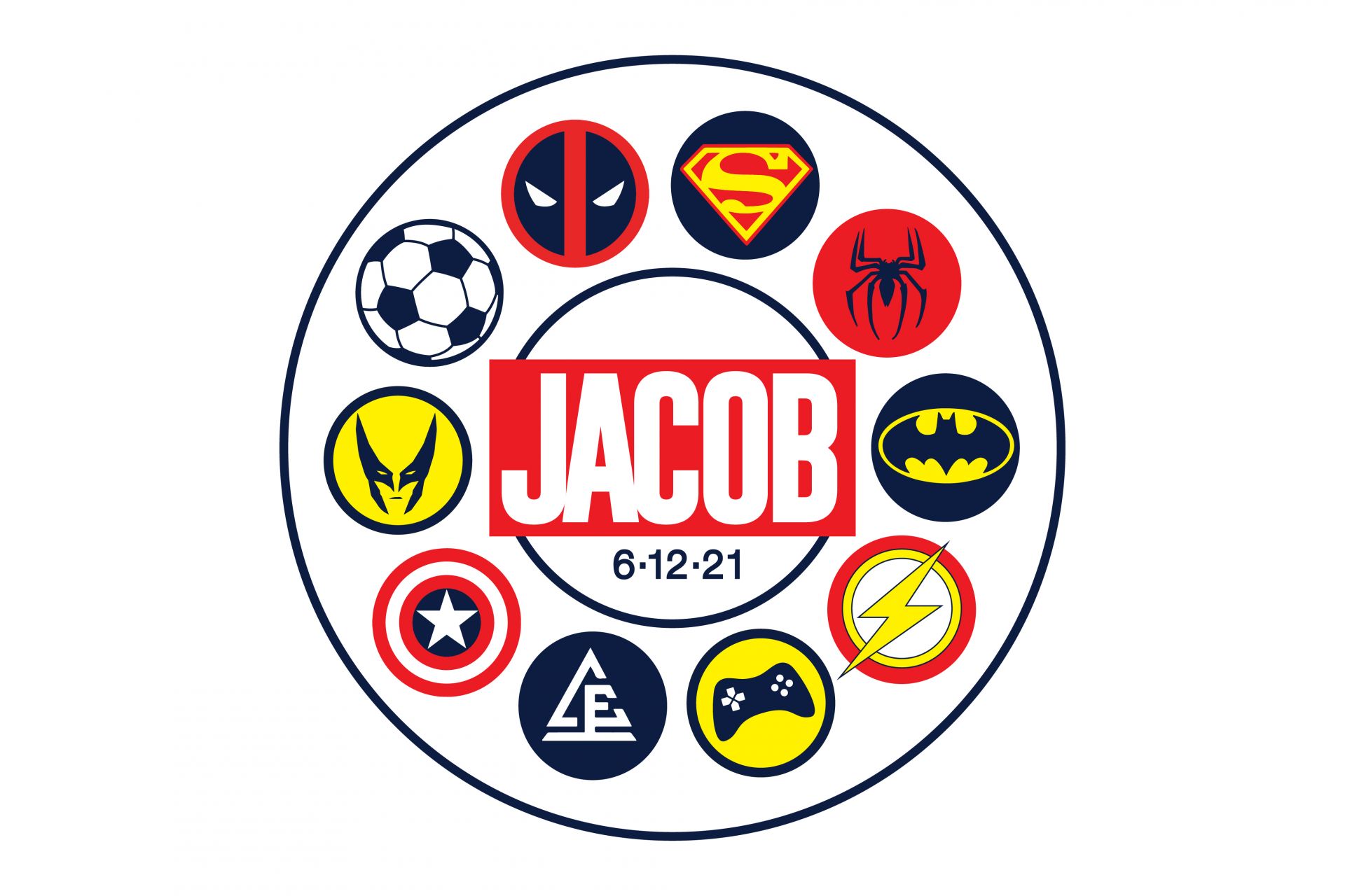 Marvel Themed Custom Logo Design