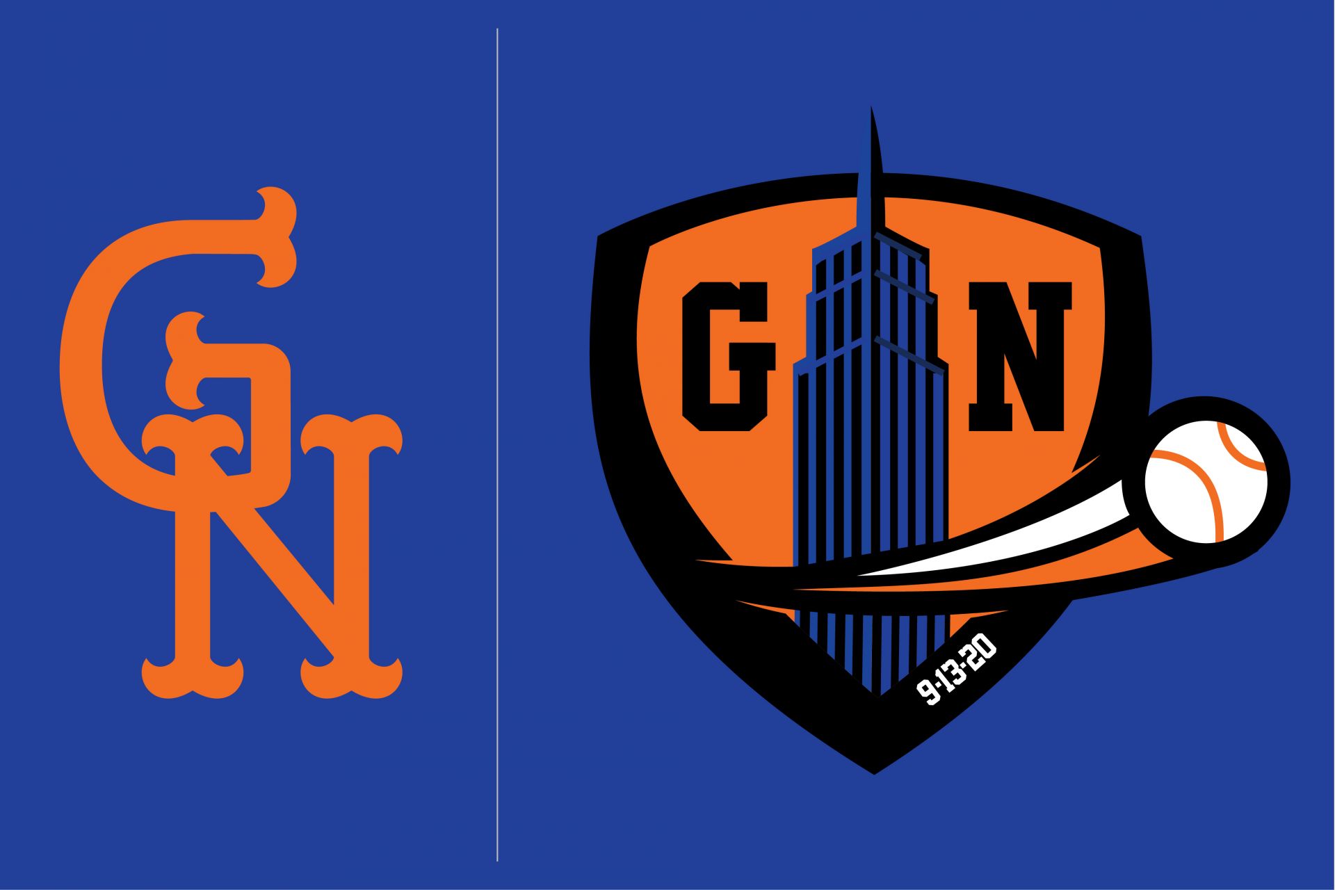 Mets Baseball Custom Logo Design
