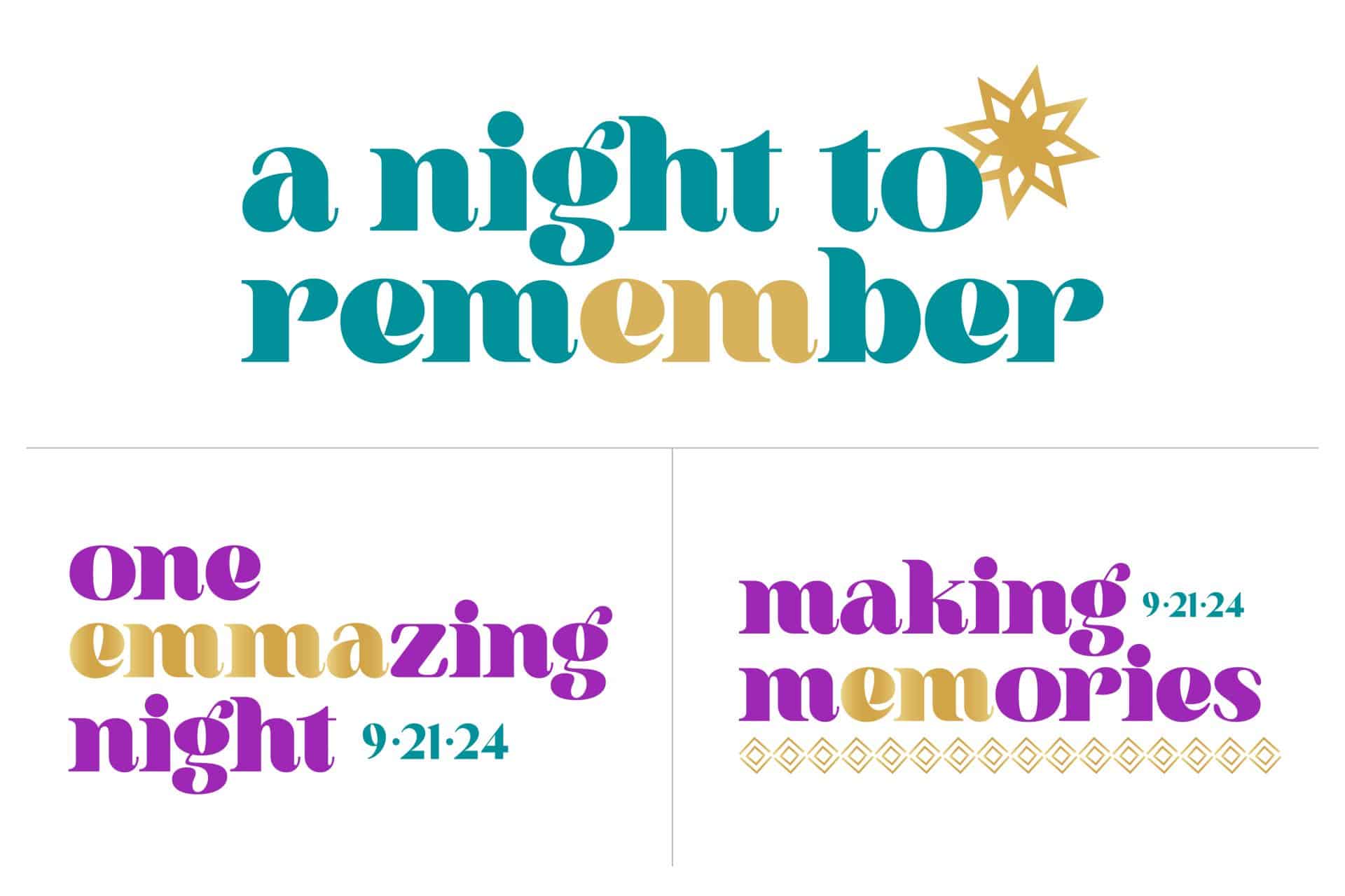 Moroccan Bat Mitzvah Slogan Logo