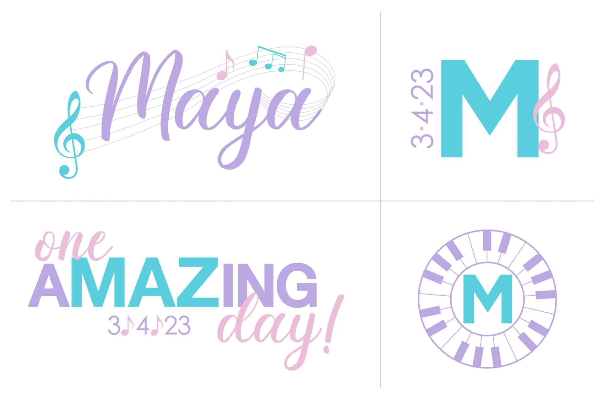 Custom Music Theme Logo Design