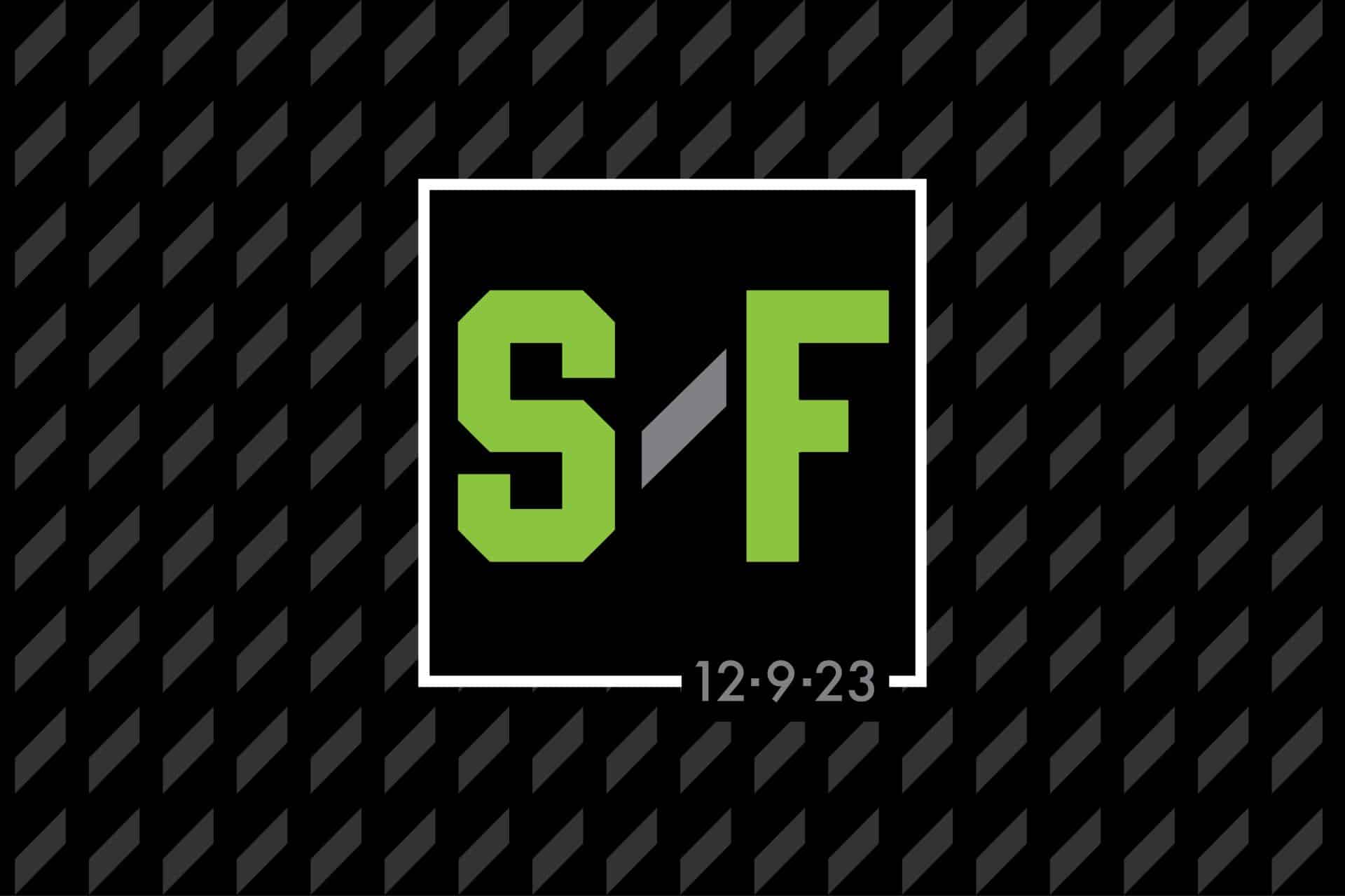 Neon Initials Bar Mitzvah Logo