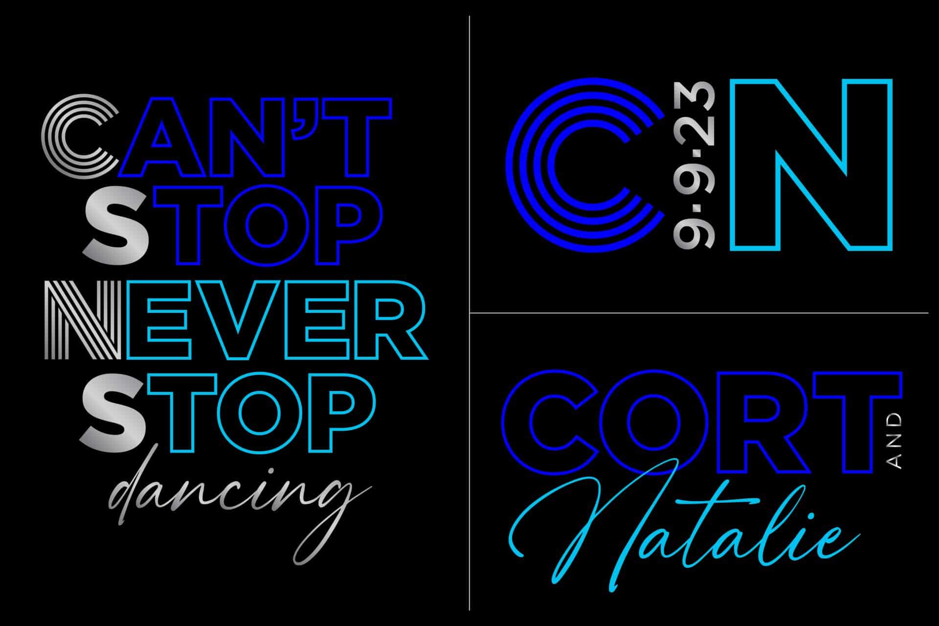 Custom Neon Logo for Twins