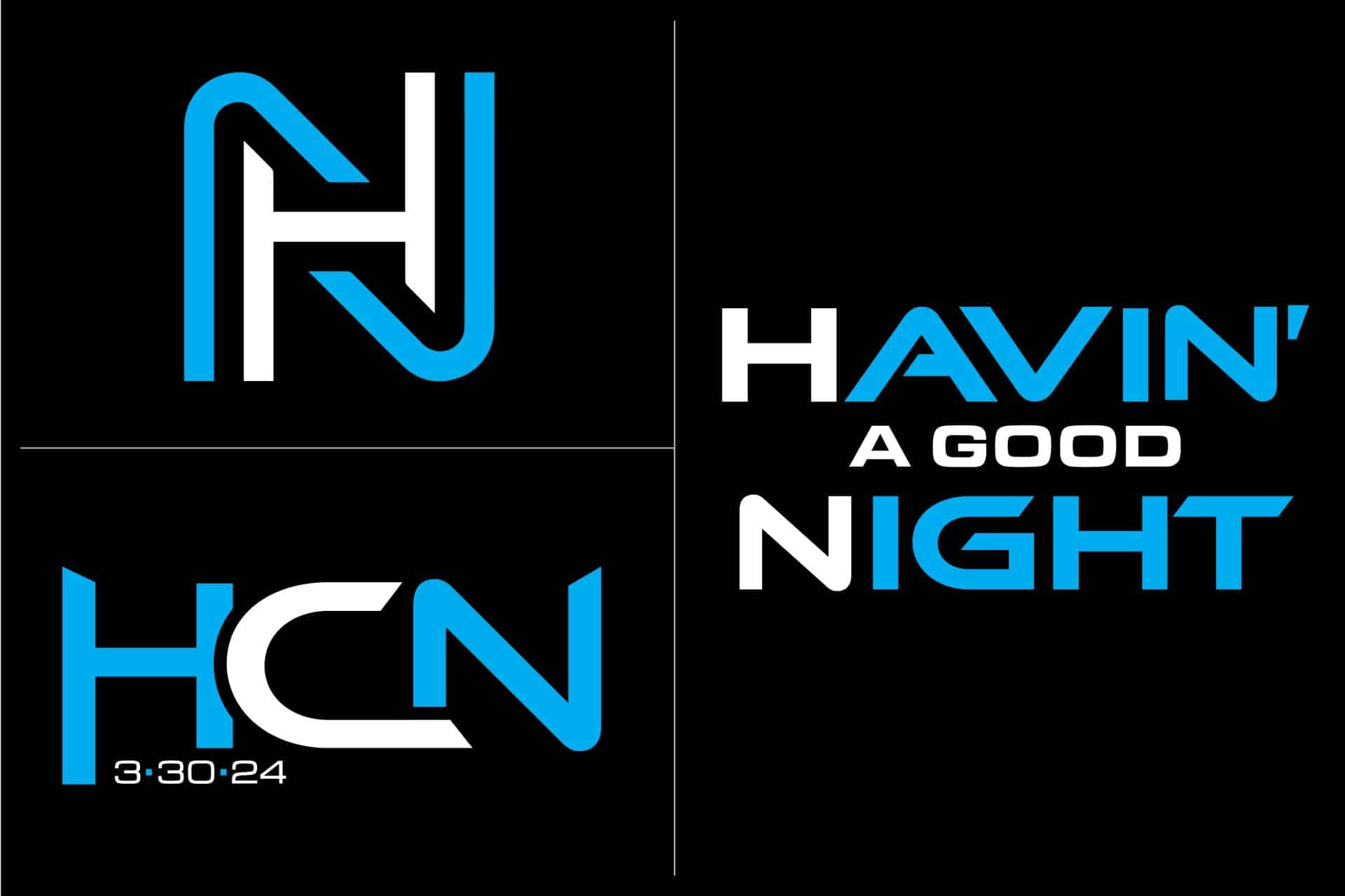 Custom Blue & White Bar Mitzvah Logo