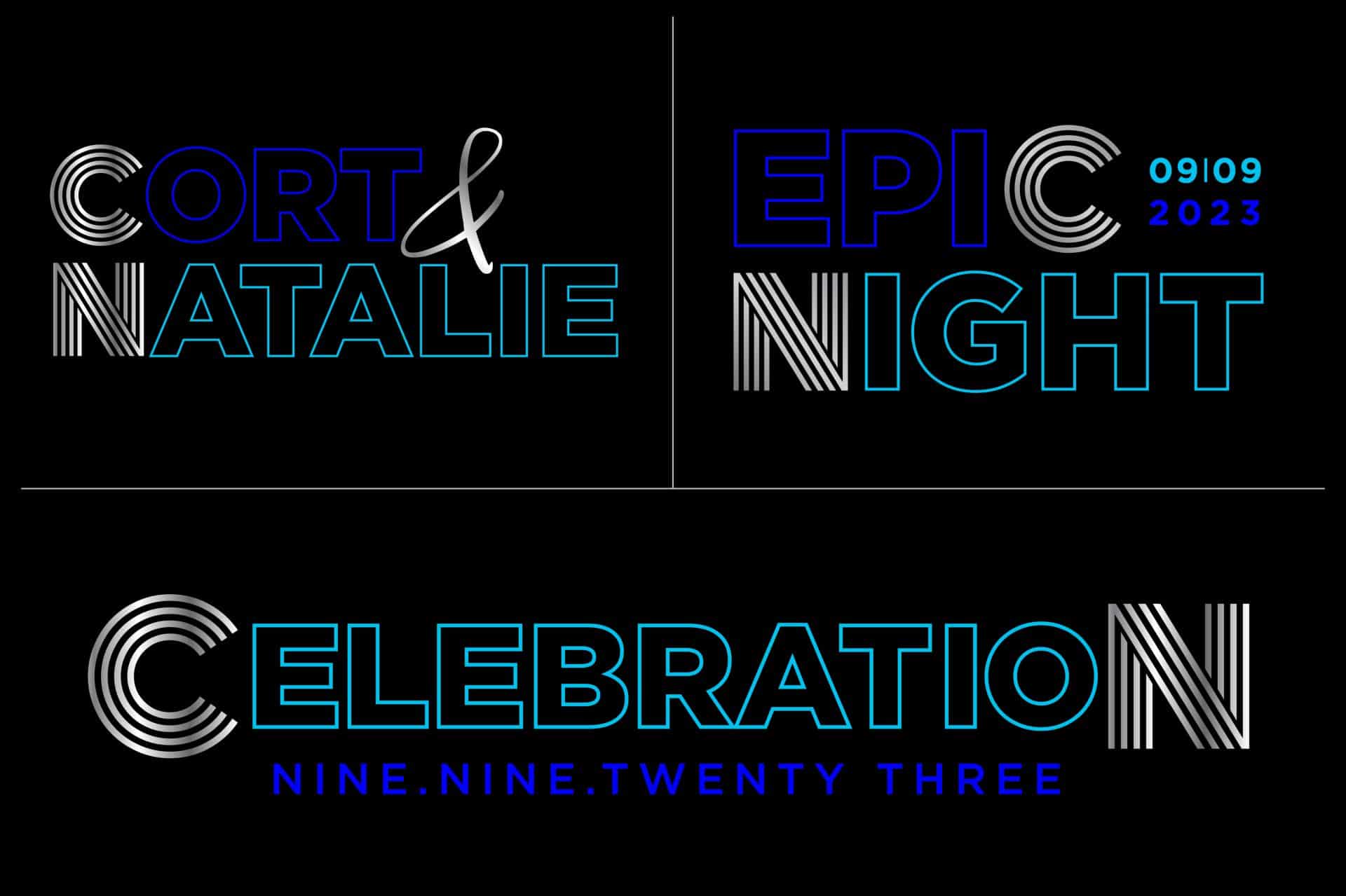 Custom Neon Twin Logo