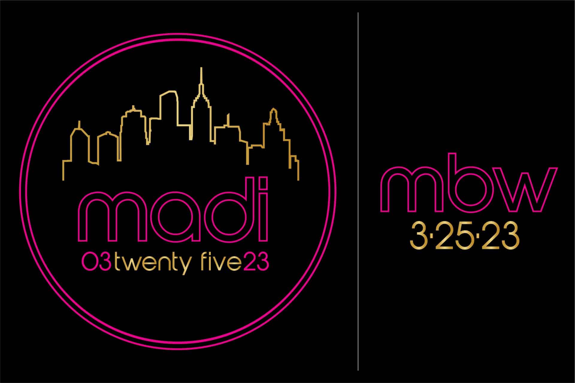 Custom NYC Logo Design with Name and Date