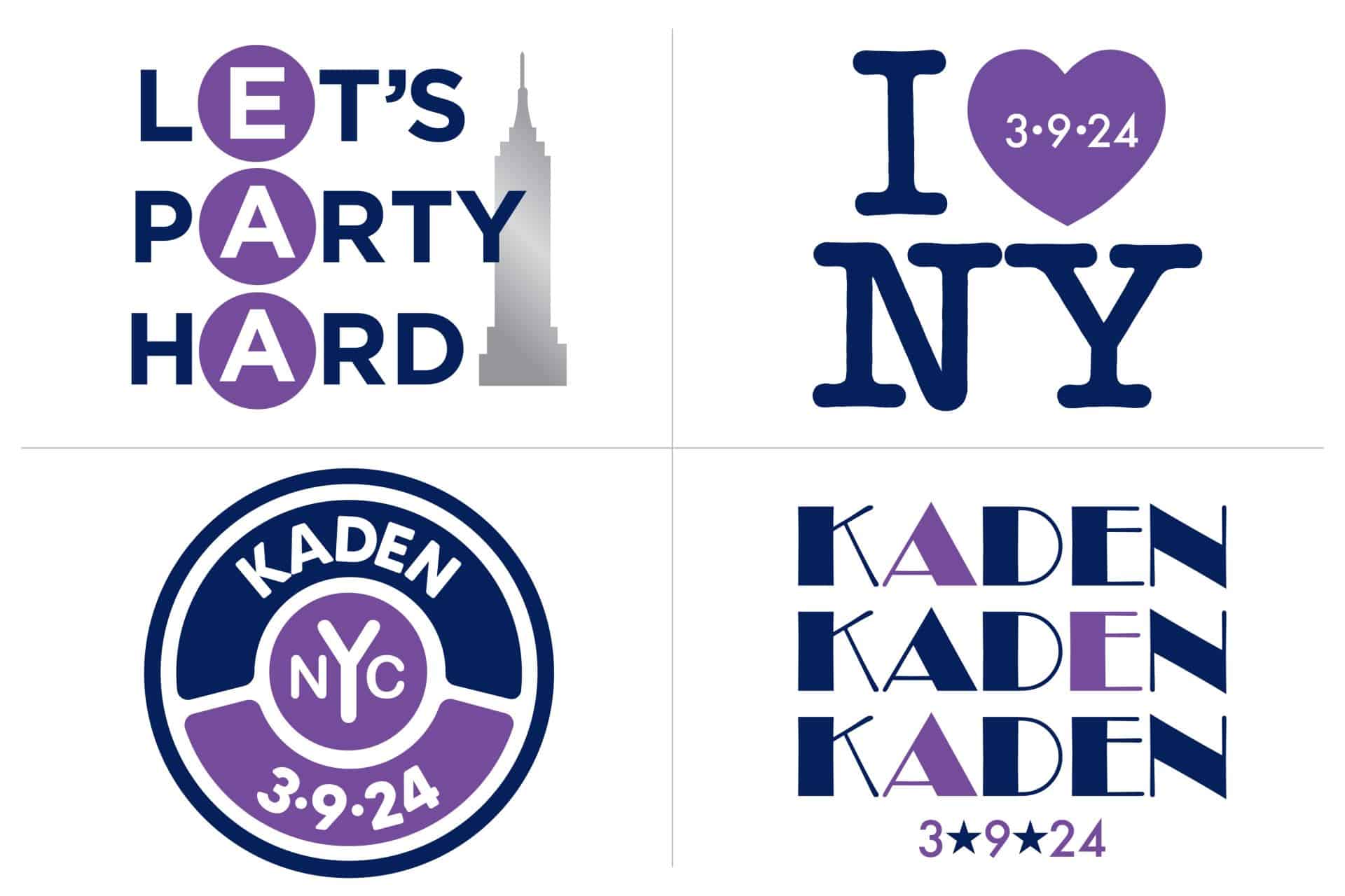NYC Themed Logo Branding