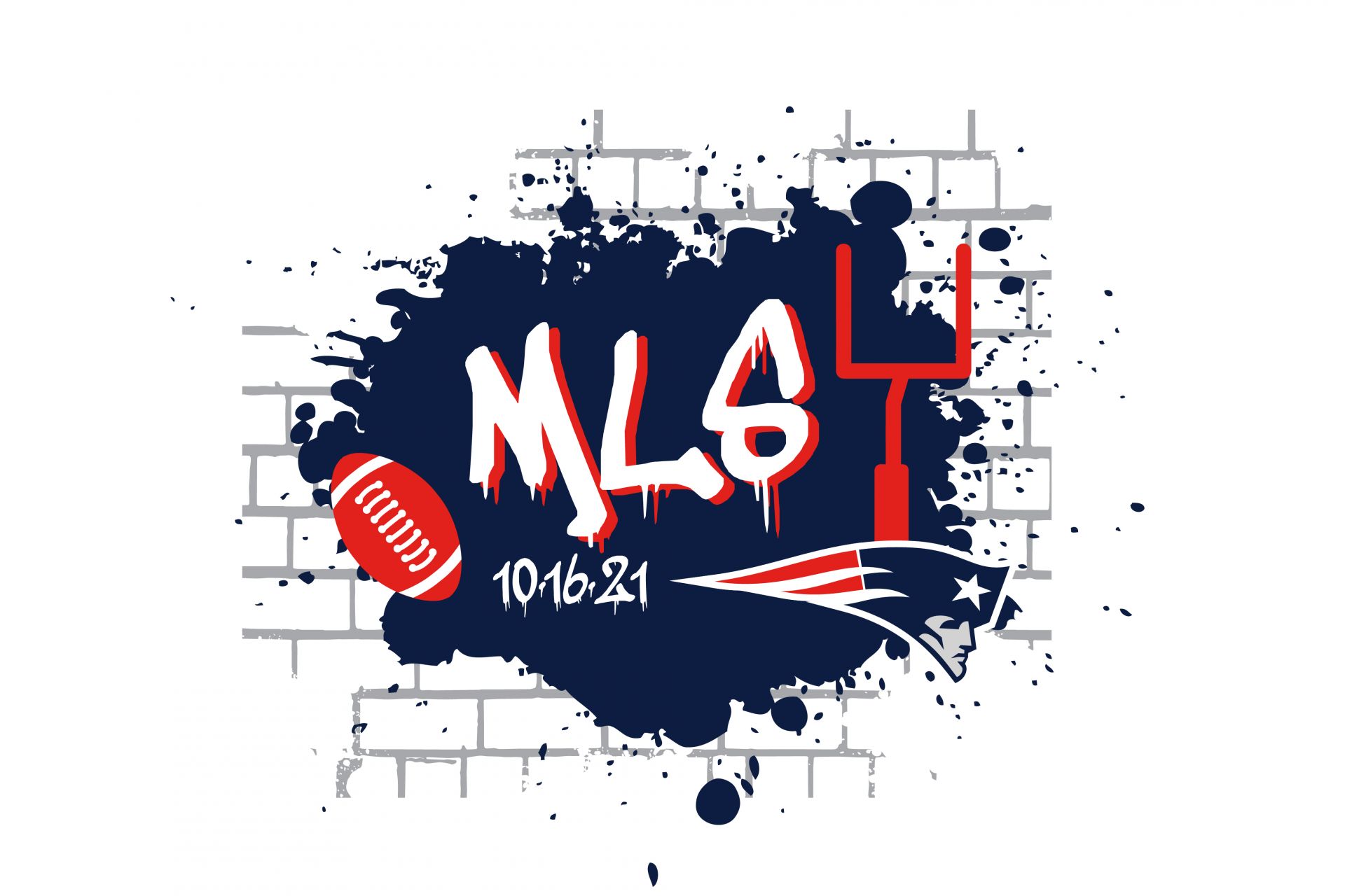 Patriots Football Custom Logo Design