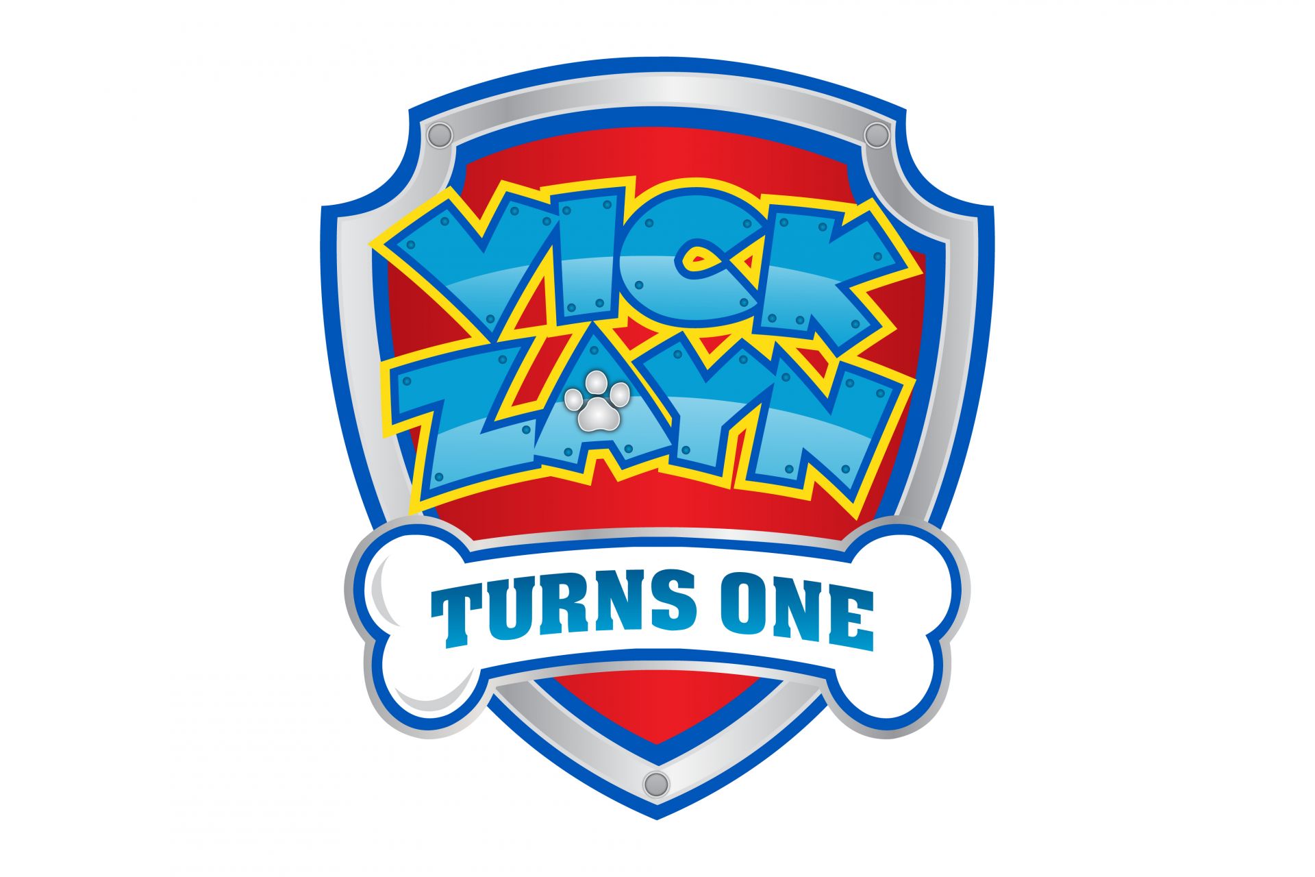 Paw Patrol Custom Logo Design