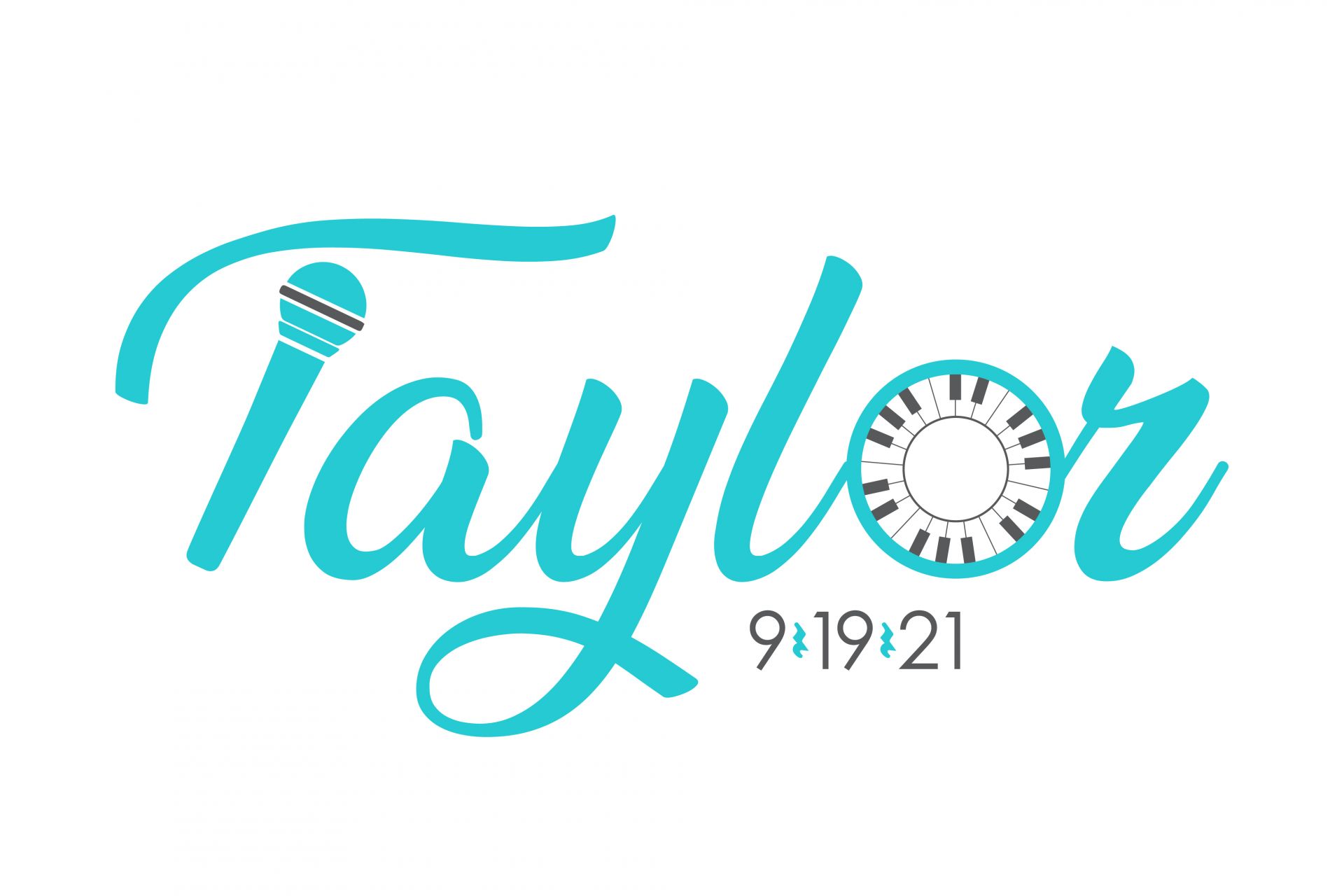 Music Themed Custom Logo Design