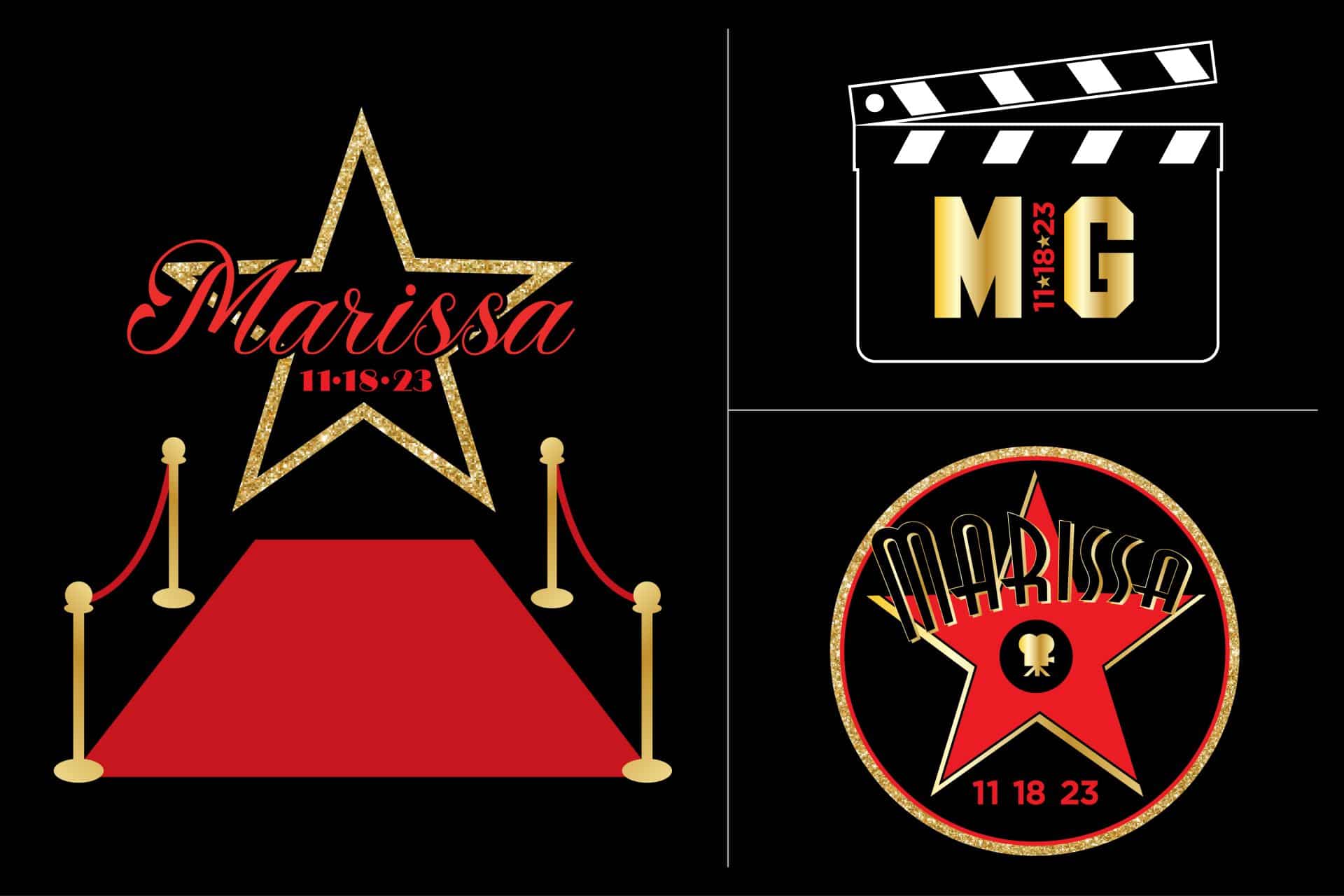 Movie Themed Red Carpet Logo