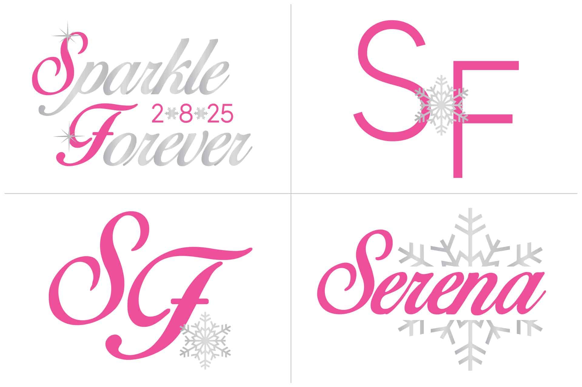 Snowflake Bat Mitzvah Logo
