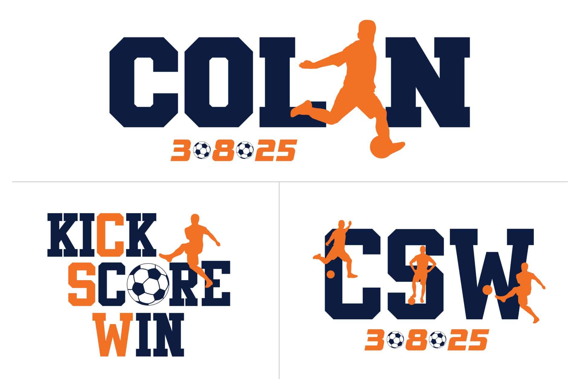 Soccer Themed Logo Branding for Bar Mitzvah