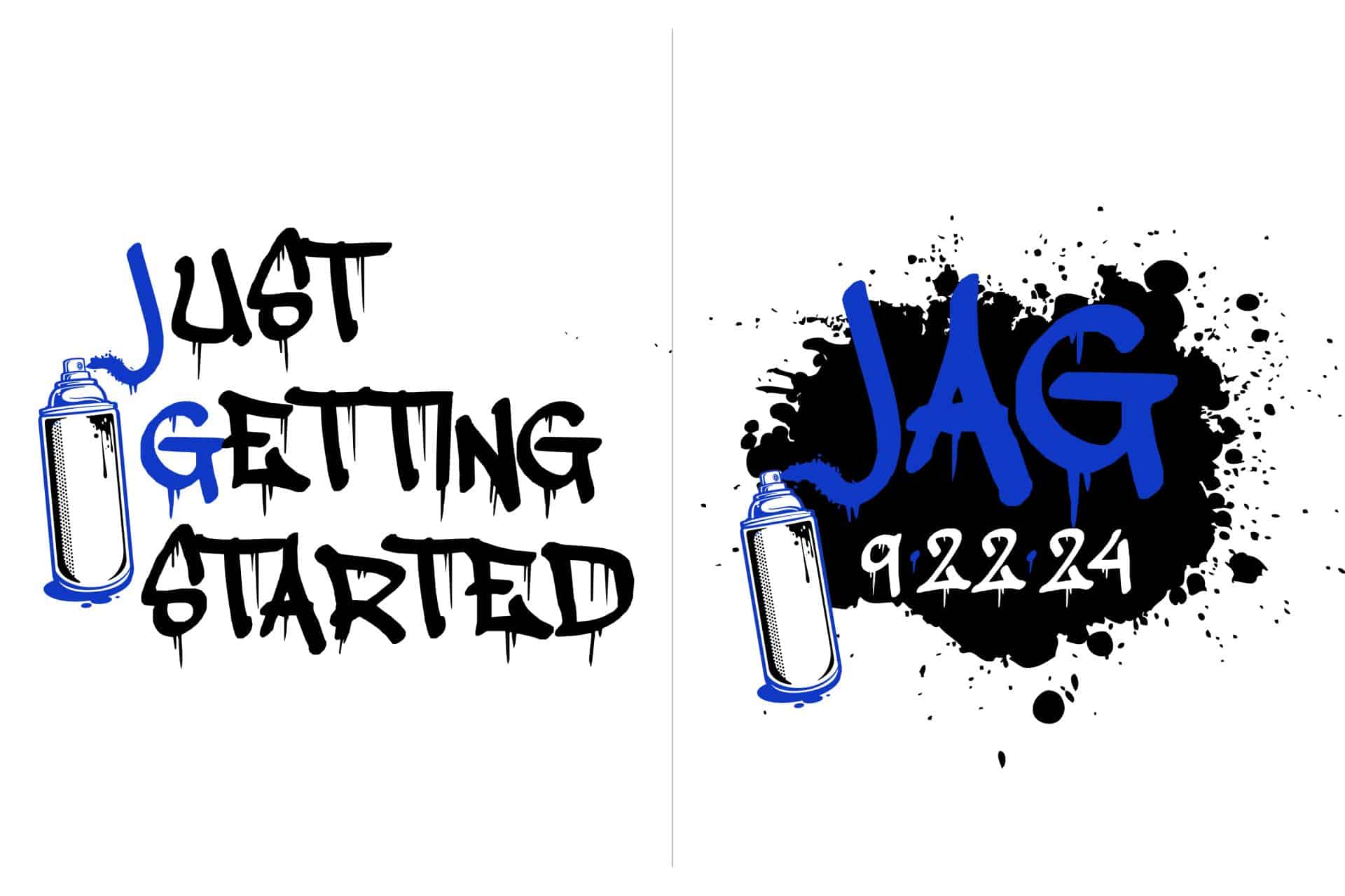 Spray Paint Graffiti Logo