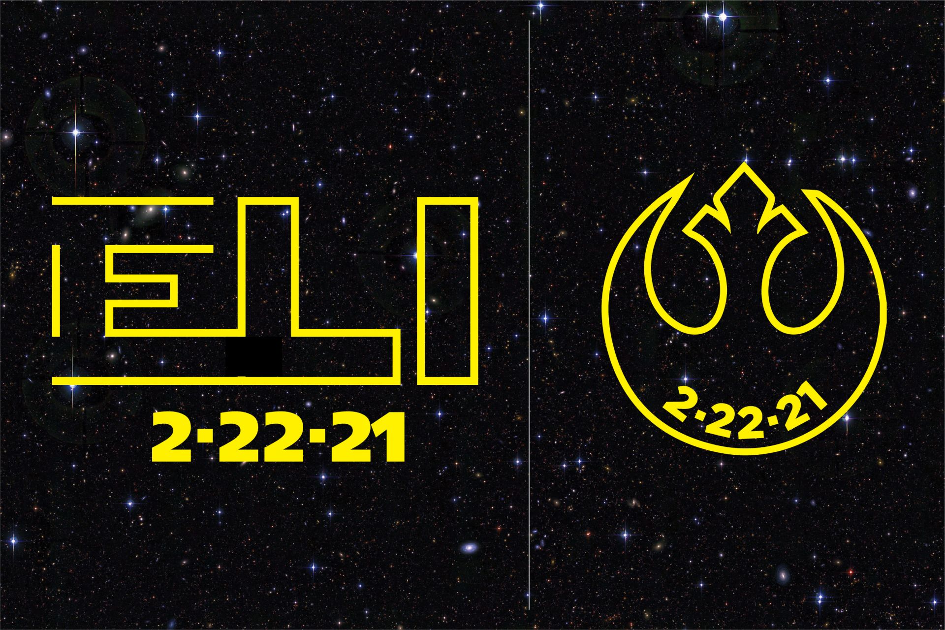 Custom Star Wars Logo Design with Name and Date