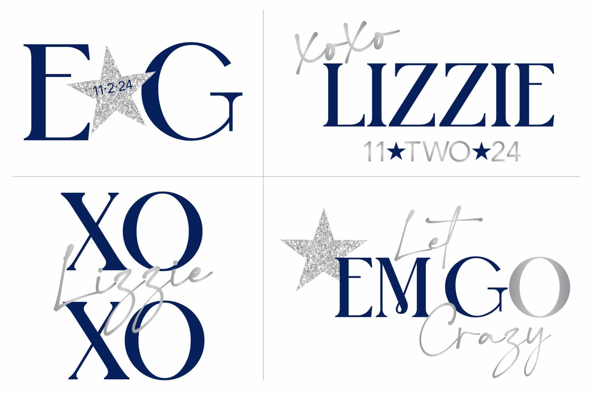 Star Themed Logo Branding for Bat Mitzvah