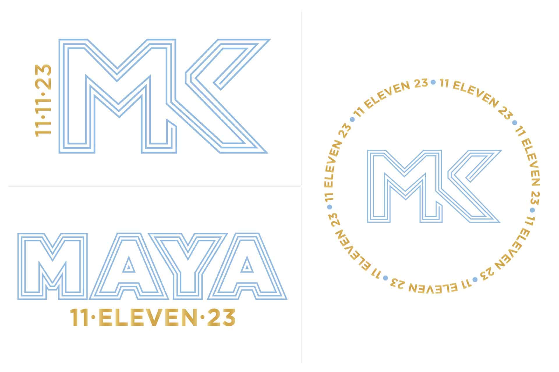 Striped Logo Bat Mitzvah Branding