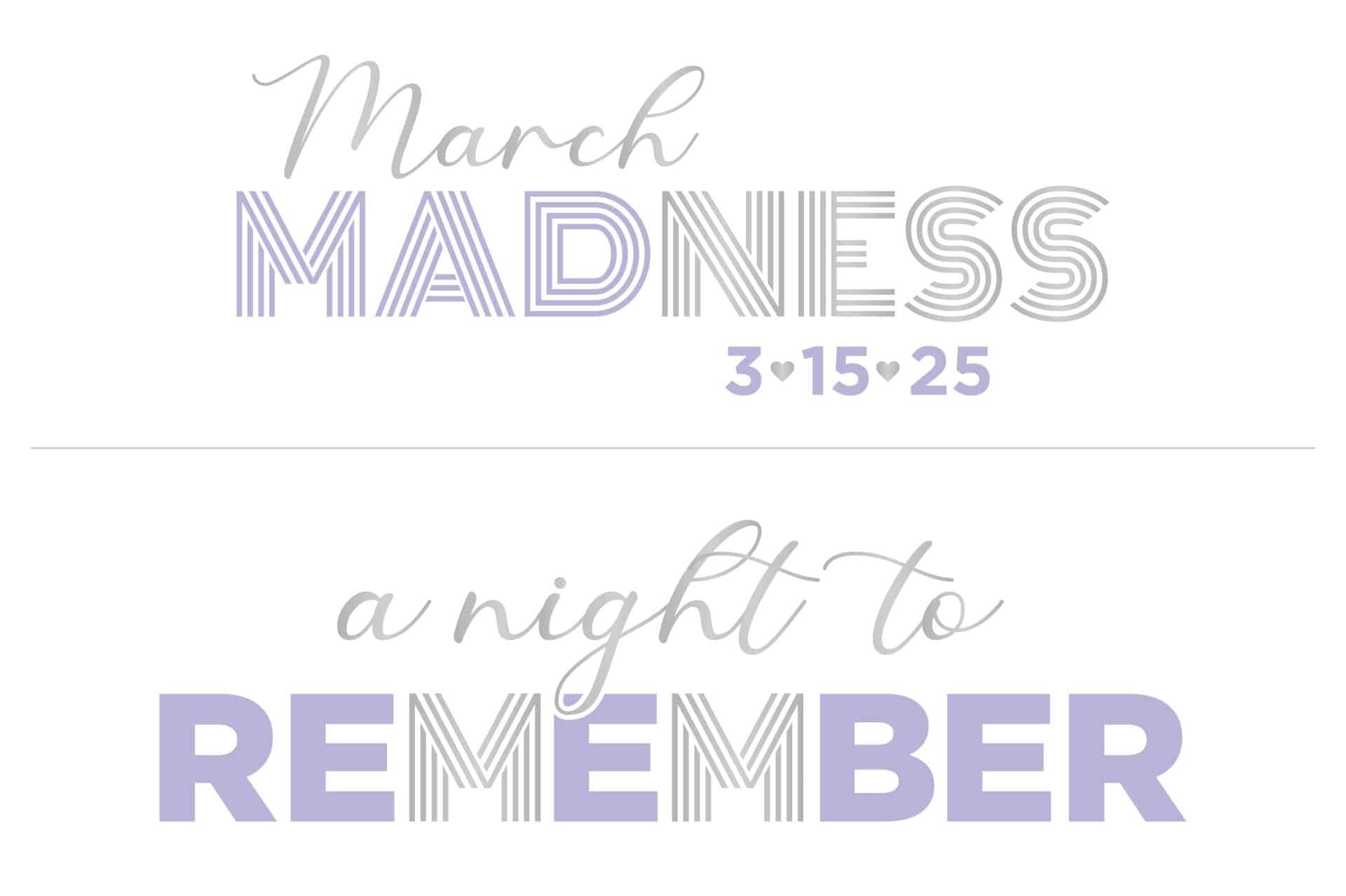 Striped Font Bat Mitzvah Logo