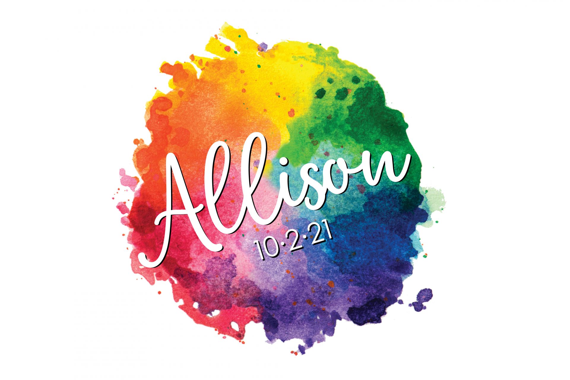 Custom Watercolor Logo for Bat Mitzvah