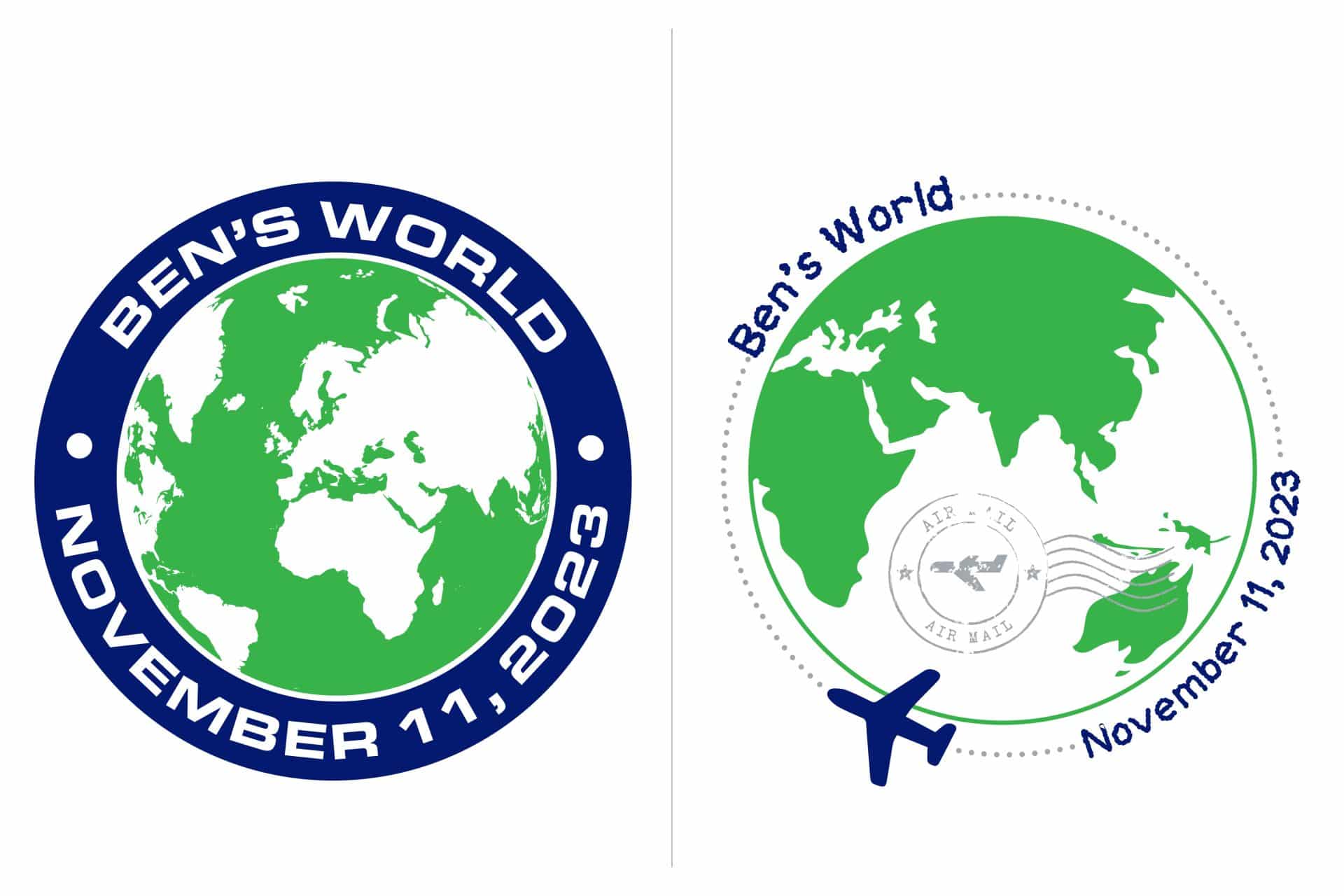 Travel Themed Bar Mitzvah Logo