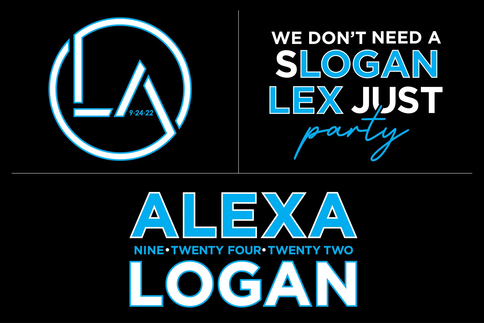 Custom Logos with Slogan for Twin B'nai Mitzvah