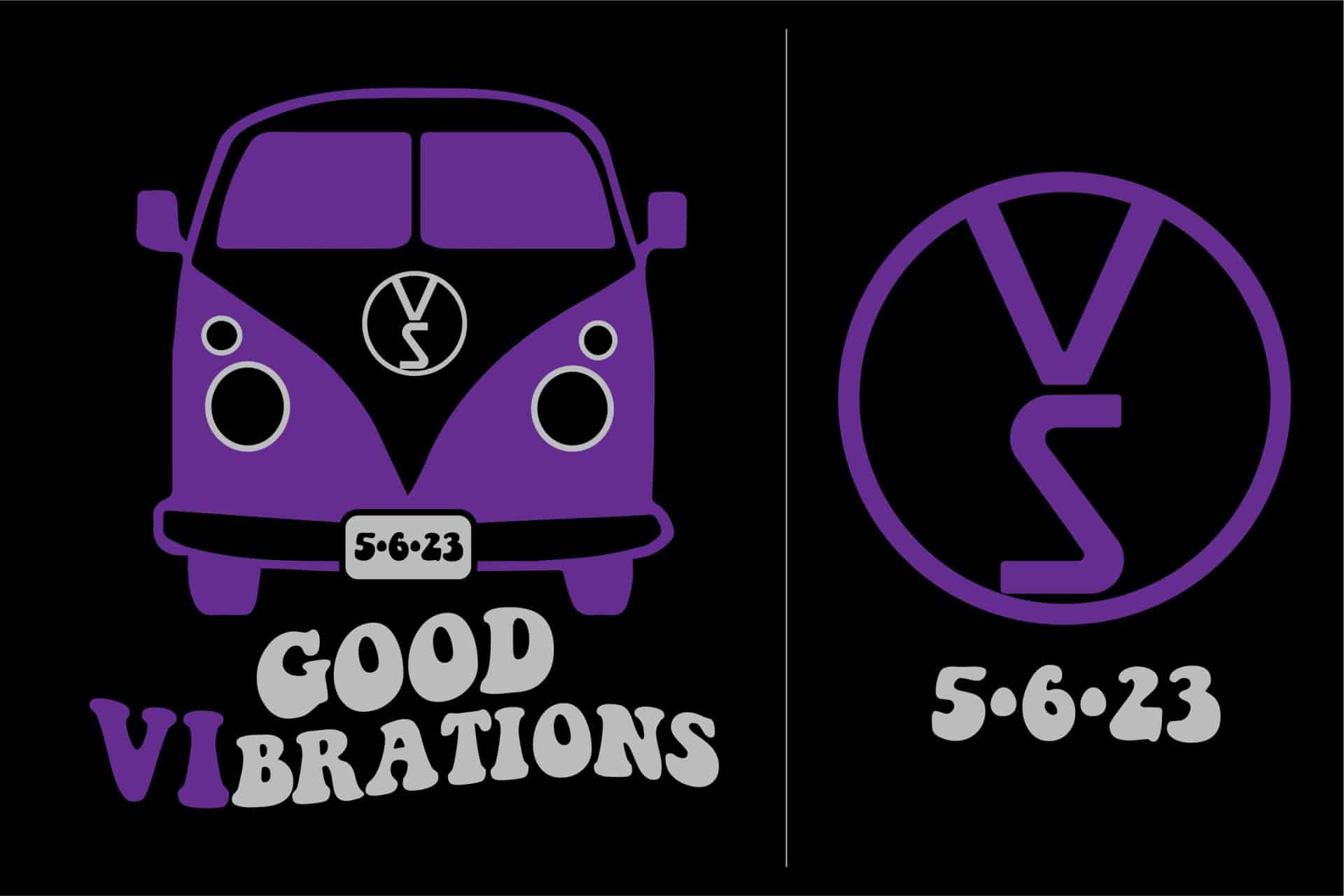 Groovy Volkswagon Logo for Bat Mitzvah