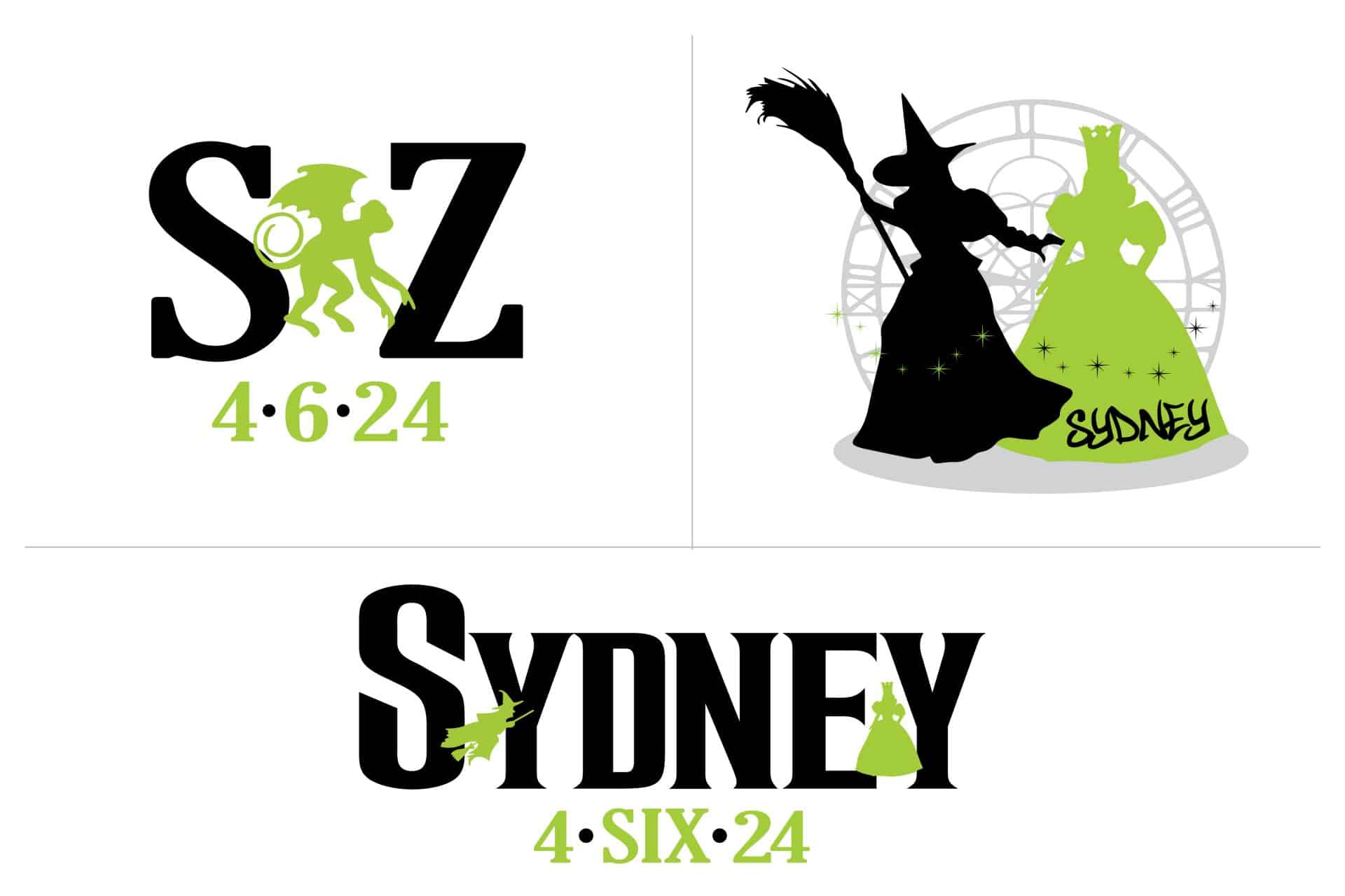 Wicked Broadway Bat Mitzvah Logo Branding