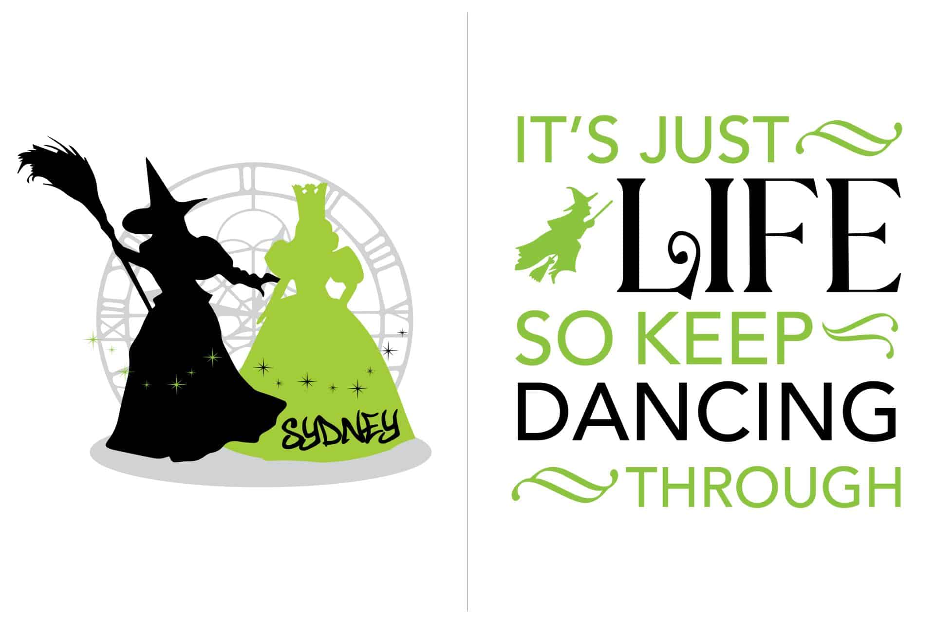 Broadway Wicked Bat Mitzvah Logo