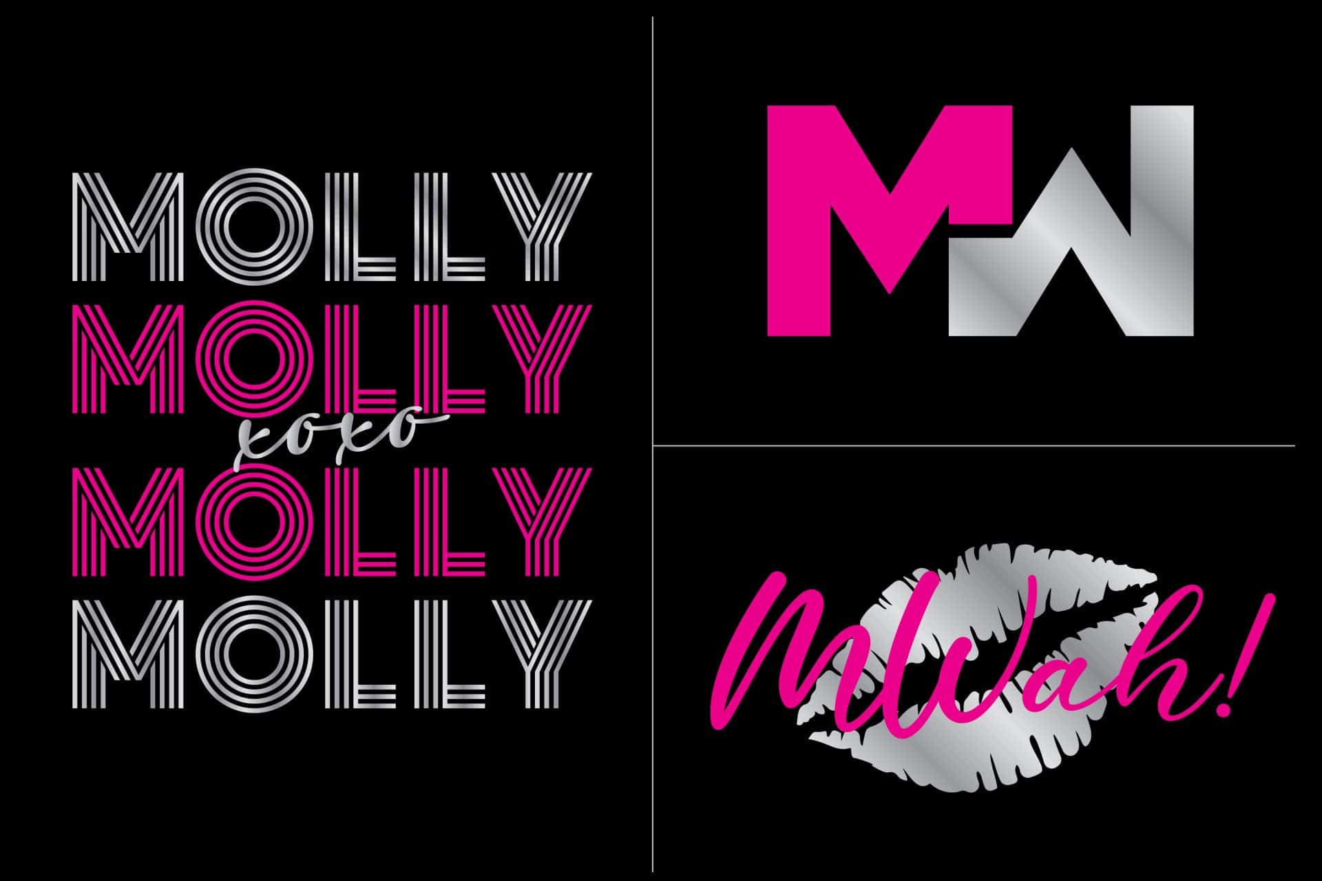 XOXO Kiss Bat Mitzvah Logo