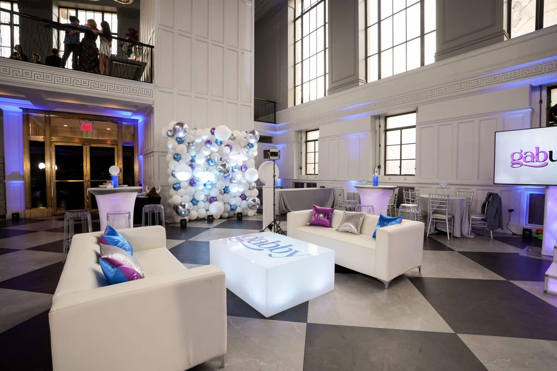 Custom LED Lounge Decor at Felina