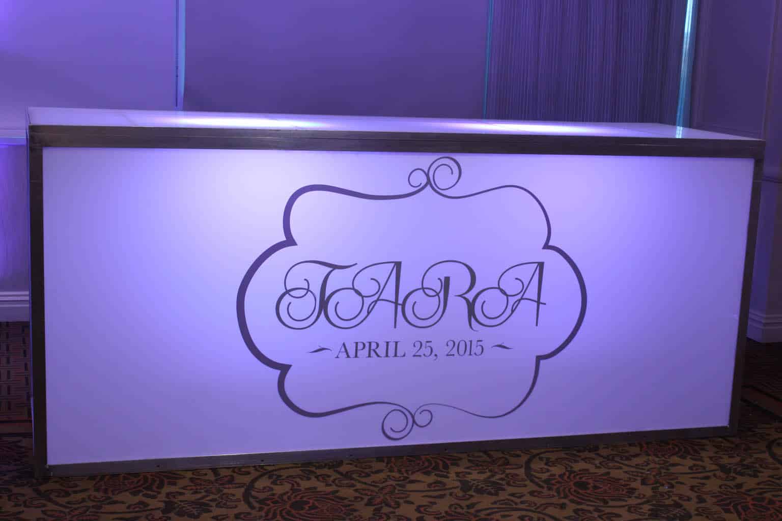 LED Bar with Custom Logo Decal