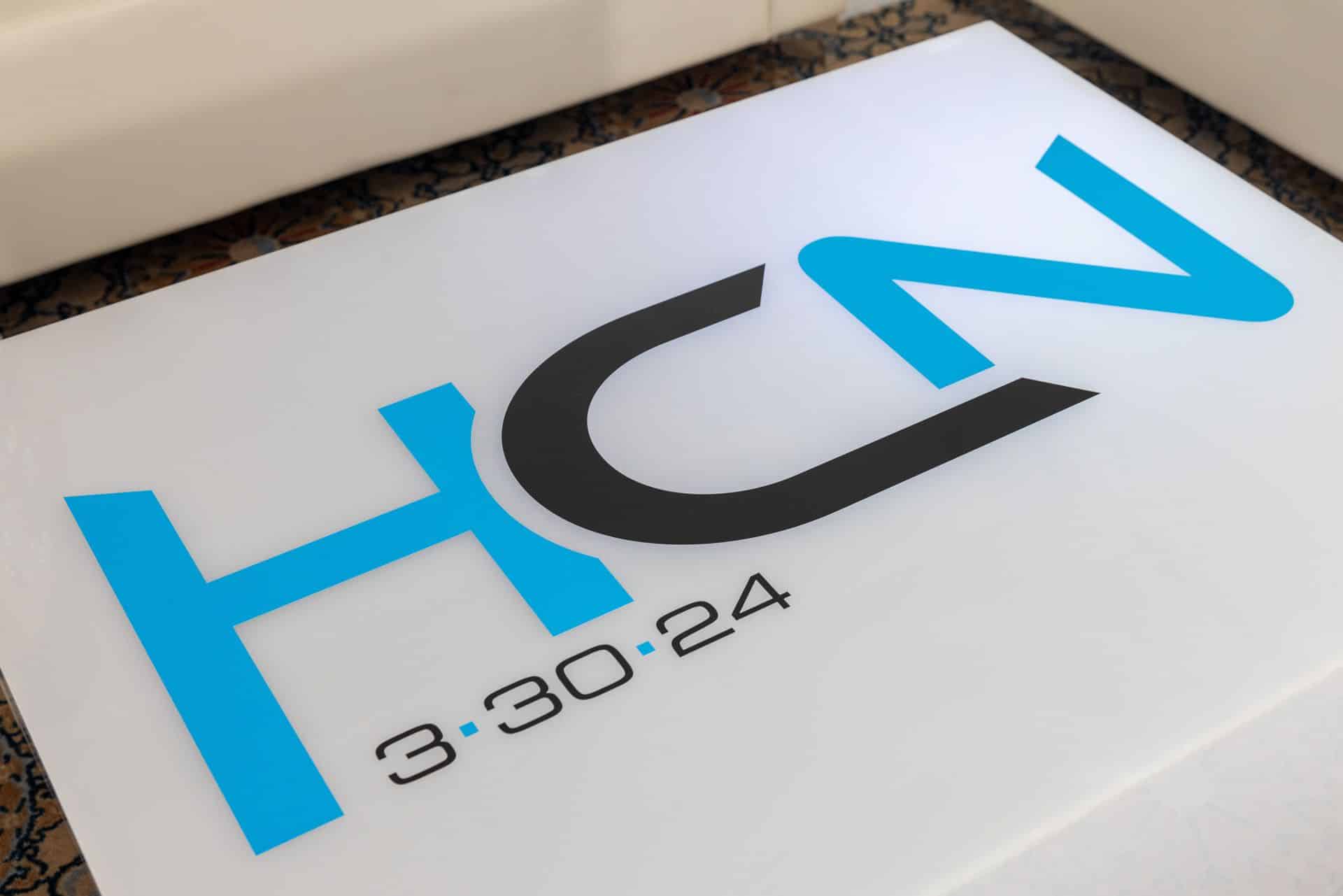 Custom LED Logo Table