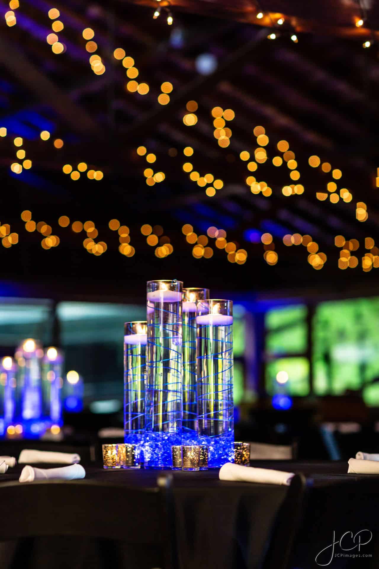 Blue Wire Centerpiece for Bar Mitzvah