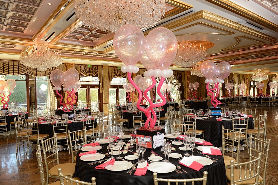 Candy Themed Bat Mitzvah with Custom Photo Cube Centerpieces at Seasons, Washington Township