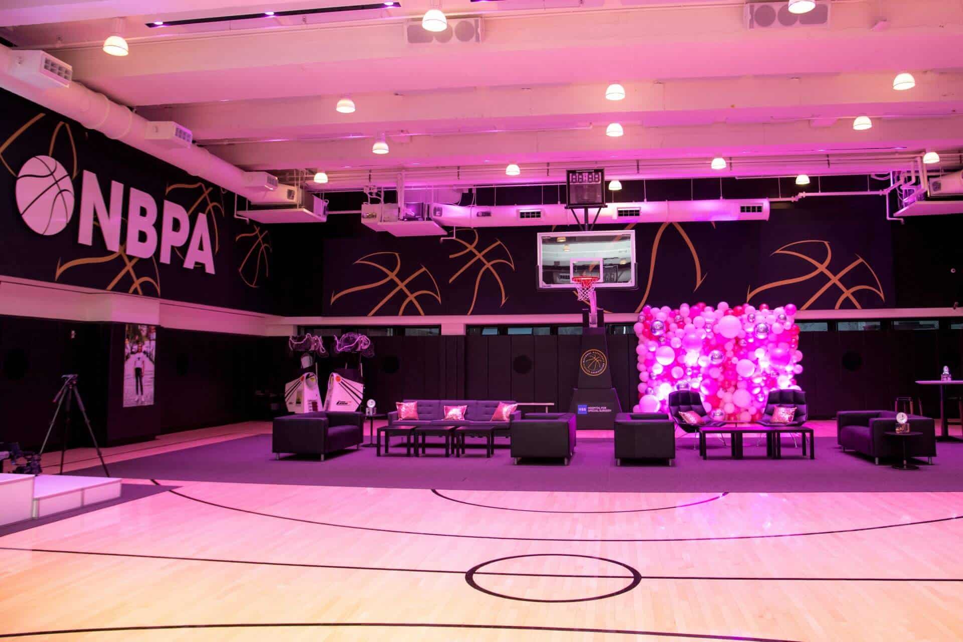 Bat Mitzvah at NBPA, NYC with LED Organic Balloon Wall