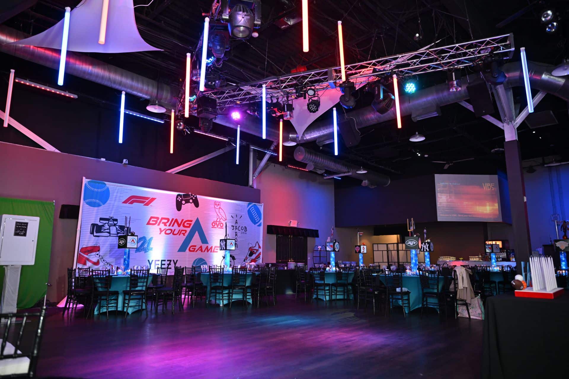 Sports Themed Bar Mitzvah at Vibe