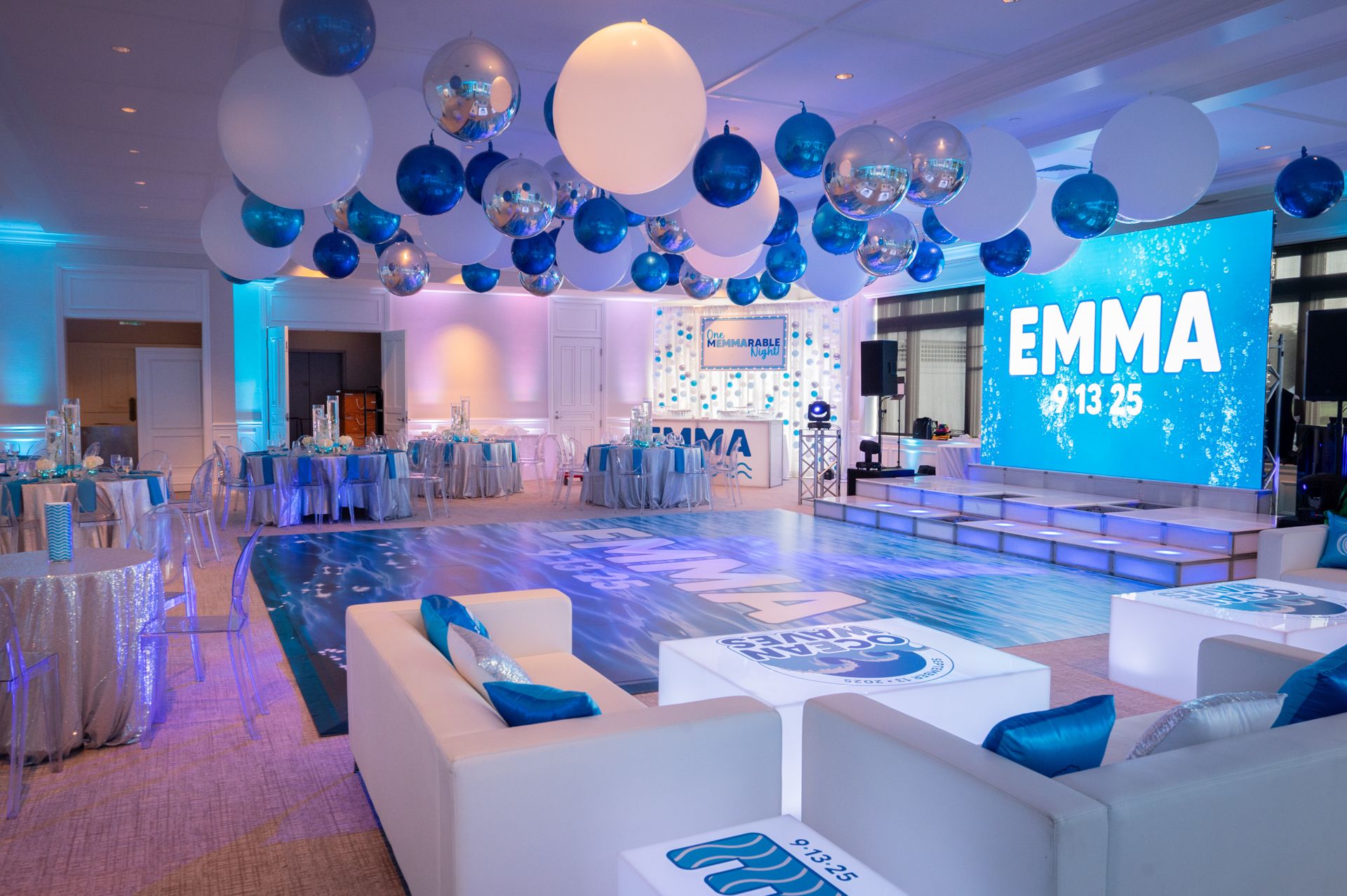 Water Themed Bat Mitzvah Party