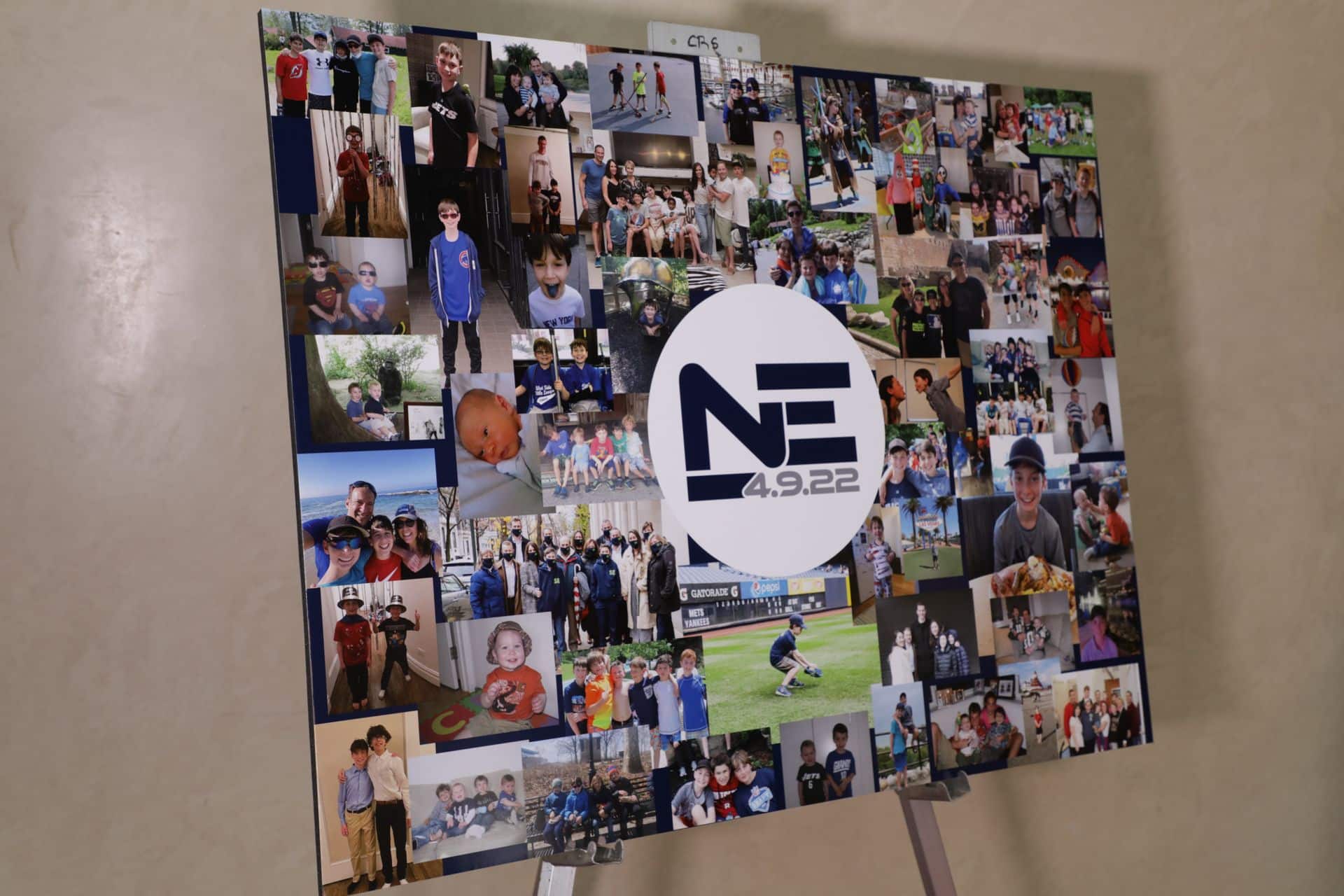 Custom Bar Mitzvah Collage with Logo for Bar Mitzvah