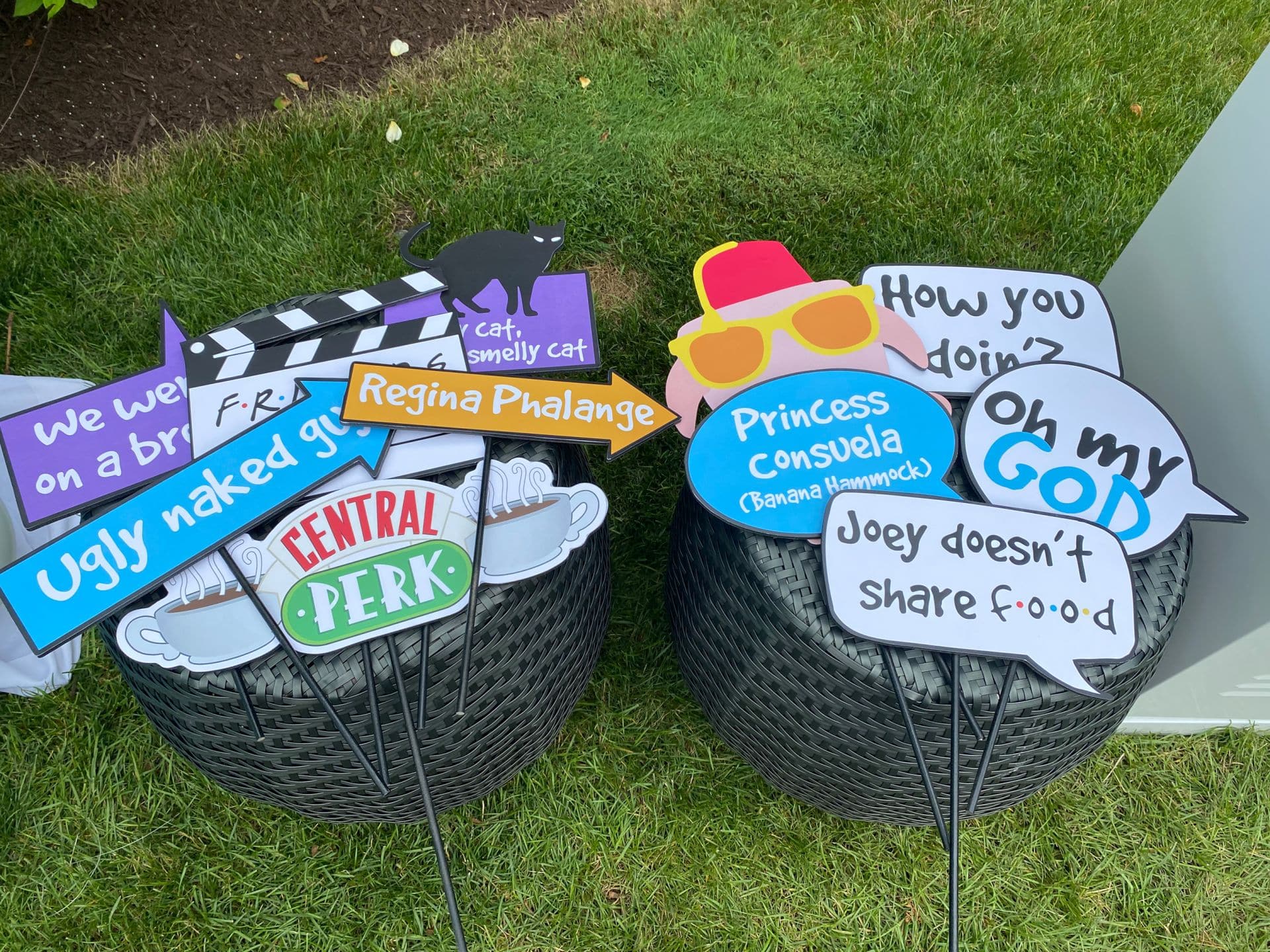 Friends Theme Custom Photo Props for Photo Booth