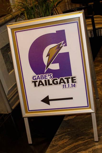 Bar Mitzvah Tent Sign with Custom Logo