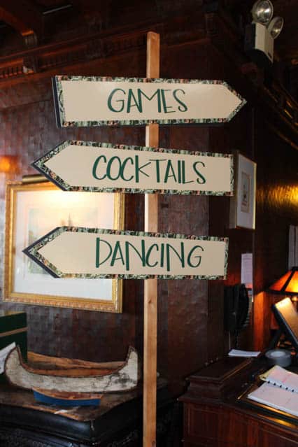 Fun Bar Mitzvah Directional Signs