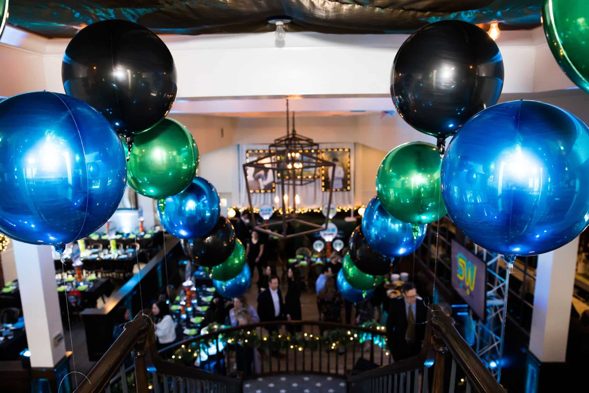 Metallic Orbz Scape at Lexington Square Cafe