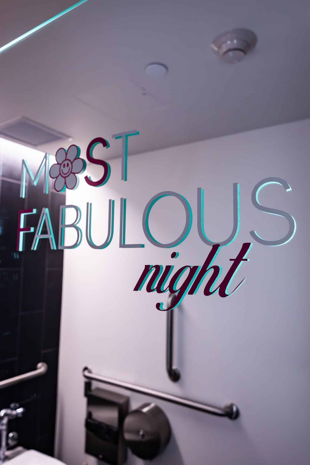 Custom Mirror Decal for Bat Mitzvah