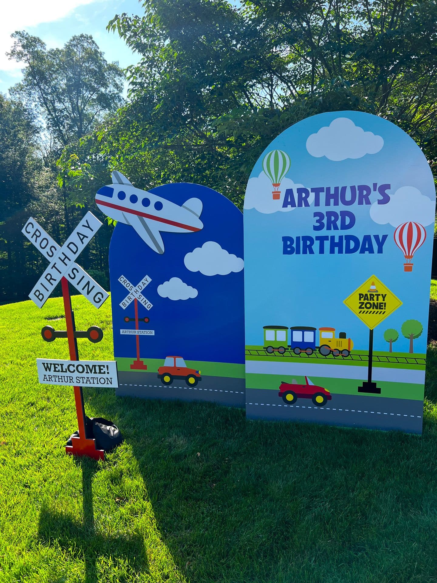 Boy Toddler Chiara Arch for Birthday Party