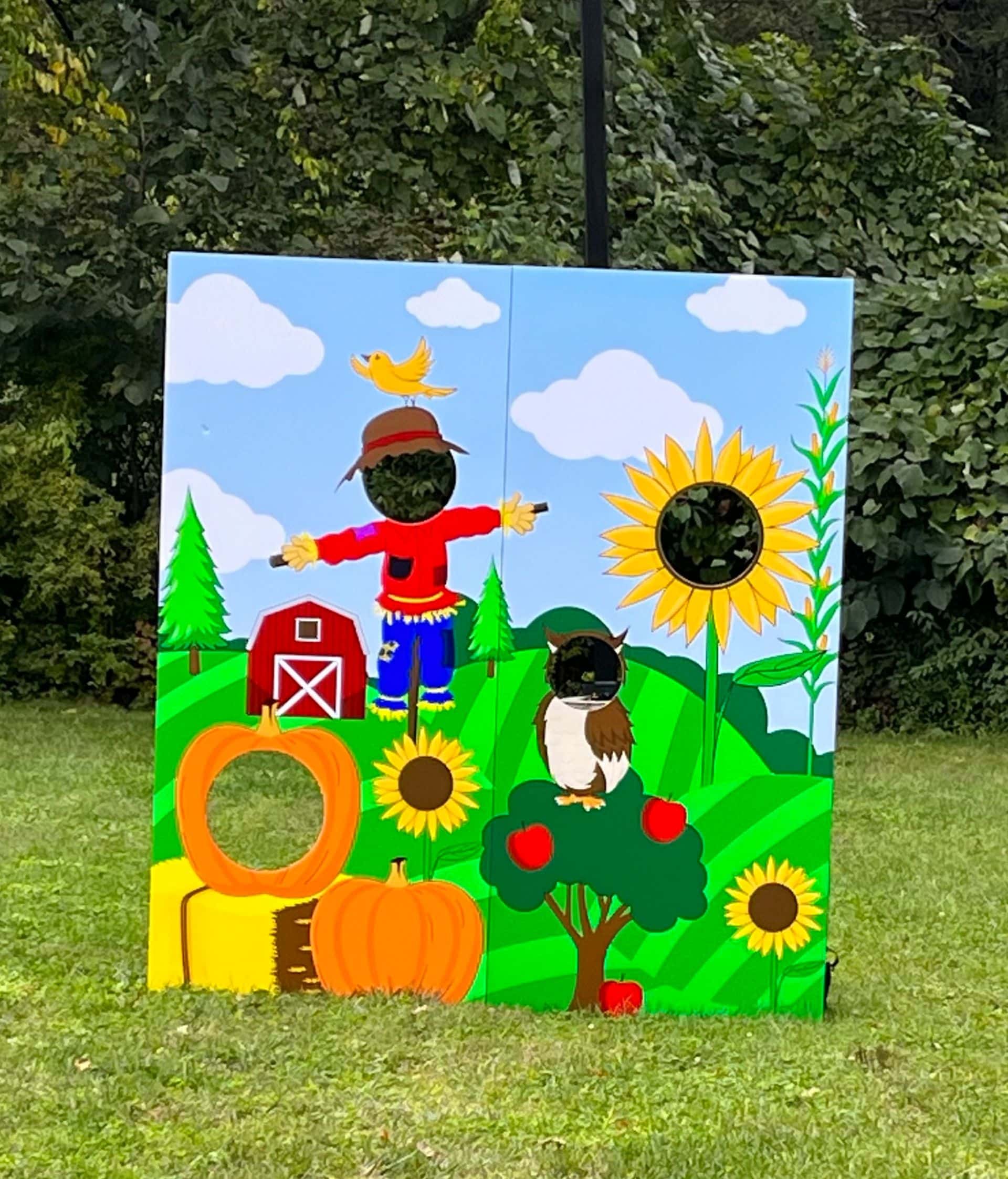 Custom Photo Frame Cutout for Fall Themed Party