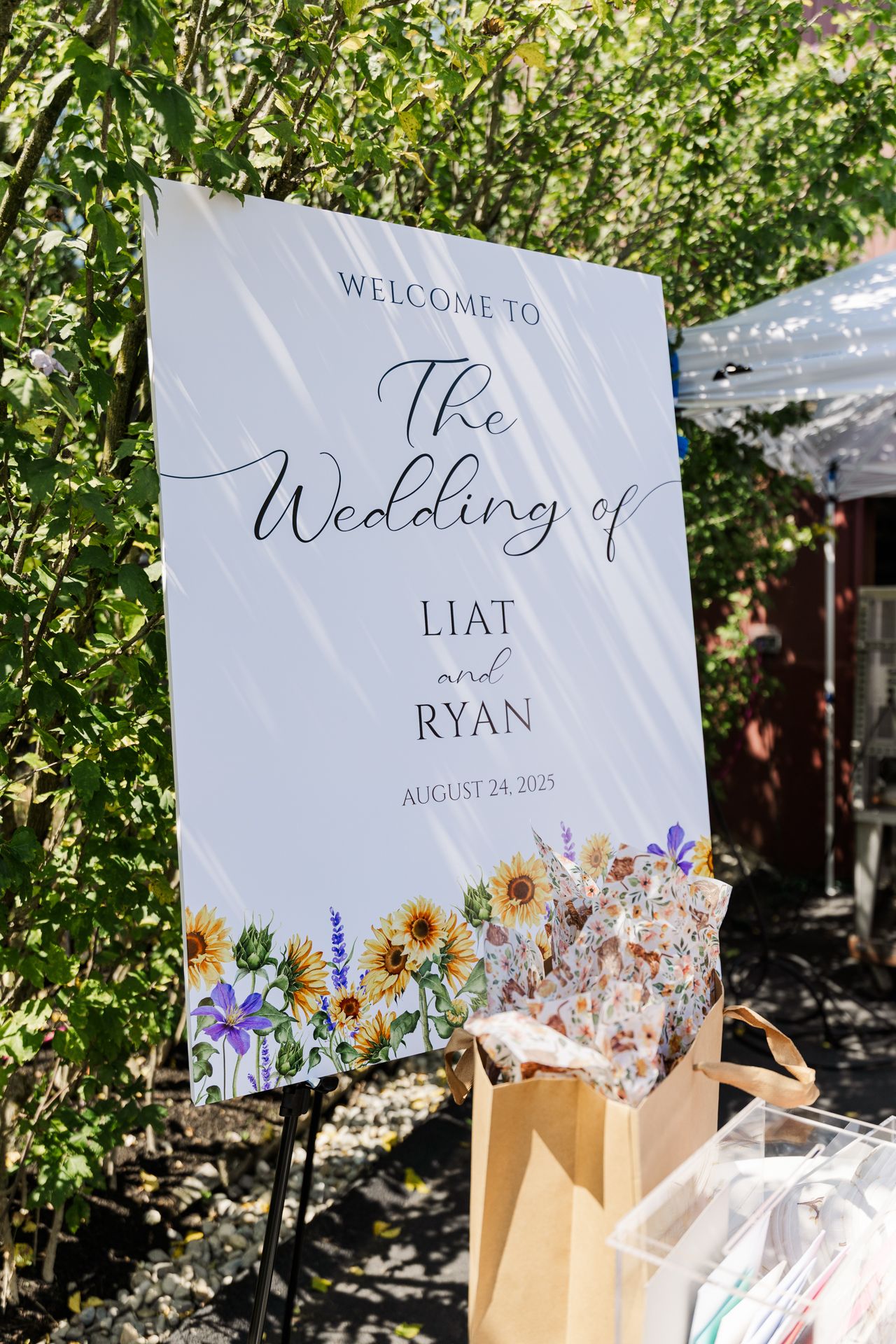 Custom Printed Welcome Sign For Outdoor Weeding