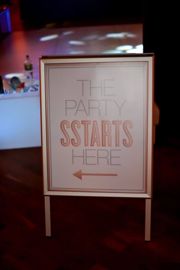 Custom Tent Sign for Club Themed Bat Mitzvah
